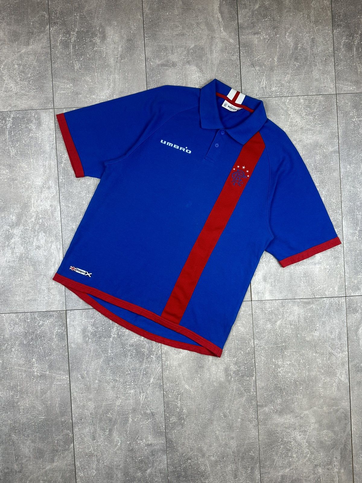 Umbro Rare vintage Umbro Rangers Replica Soccer Jersey Size US L / EU 52-54 / 3 - 1 Thumbnail