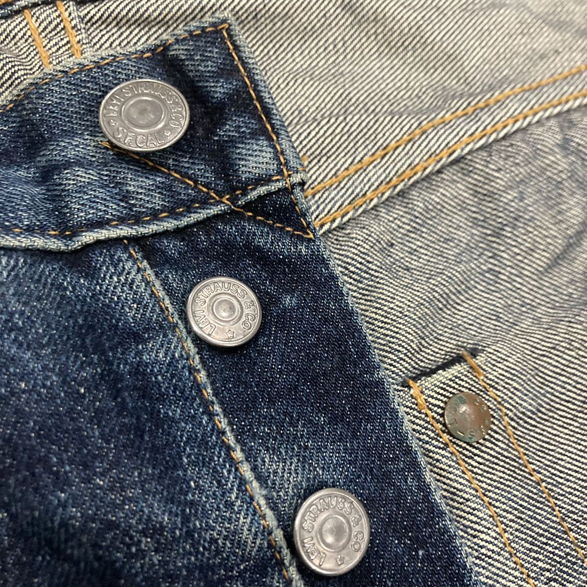 VINTAGE 30x34 LEVI’S BIG E 501XX SELVEDGE DISTRESSED JEANS