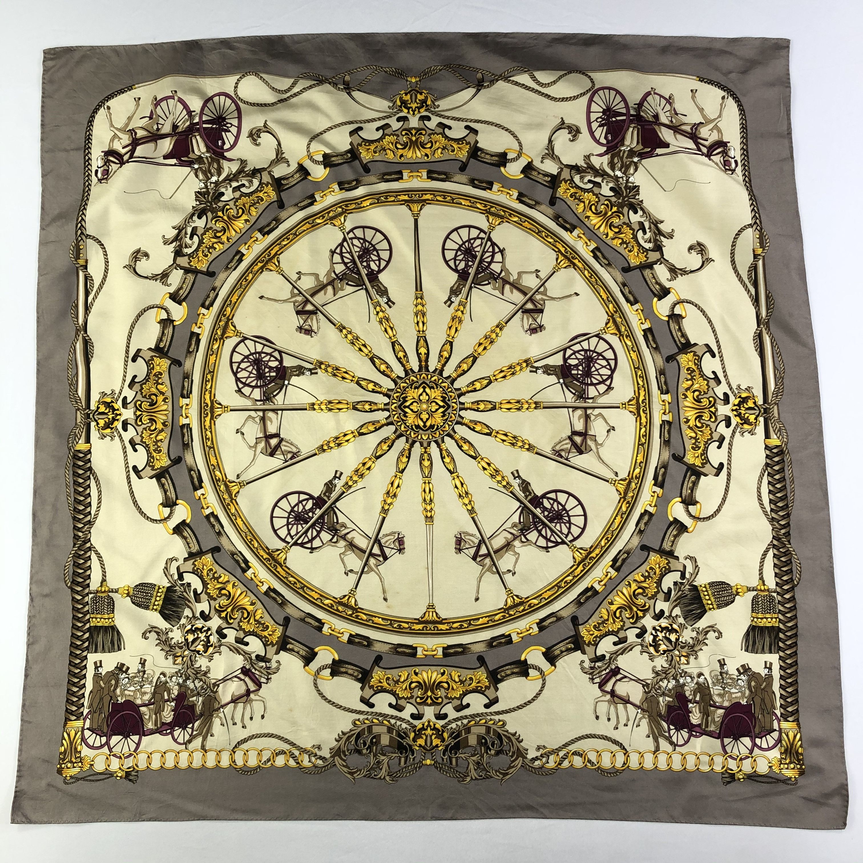 Vintage Vintage Silk Scarf Size ONE SIZE - 2 Thumbnail