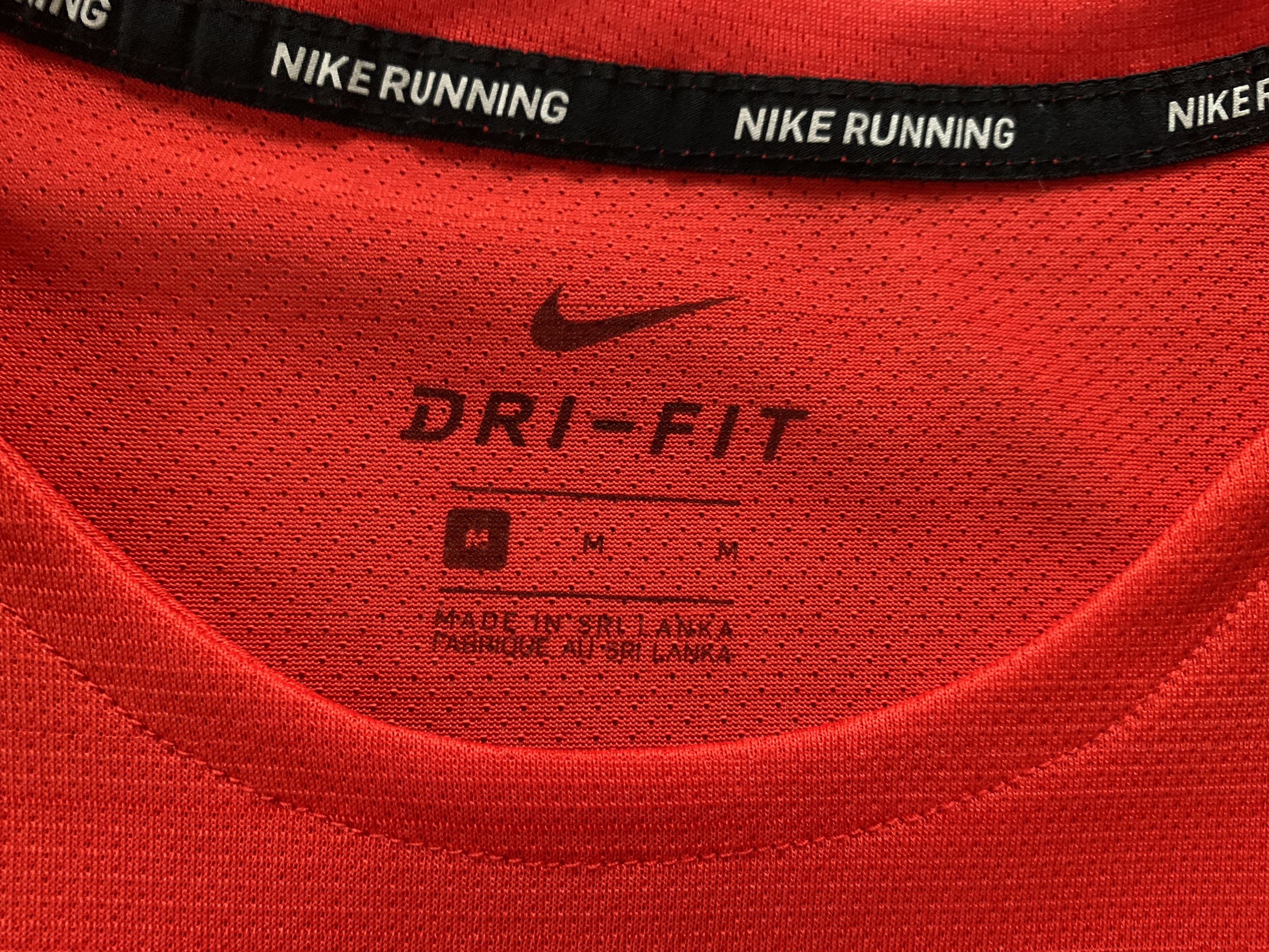 Nike Nike Running Dri Fit Orange Reflective T Shirt Size US M / EU 48-50 / 2 - 5 Thumbnail
