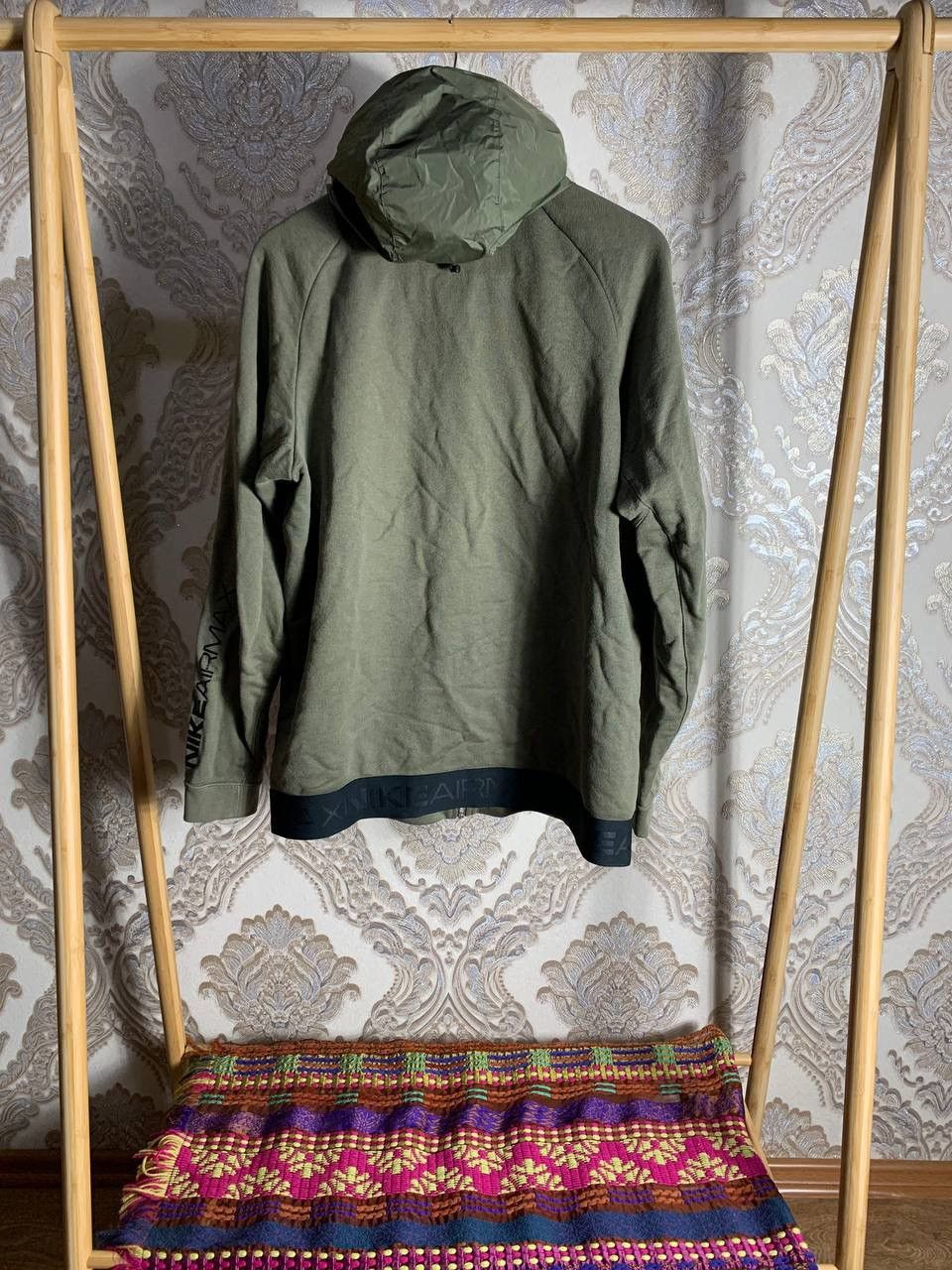 Nike × Vintage VERY RARE NIKE AIR MAX FULL ZIP LIGHT JACKET NYLON Y2K DRILL Size US L / EU 52-54 / 3 - 7 Thumbnail