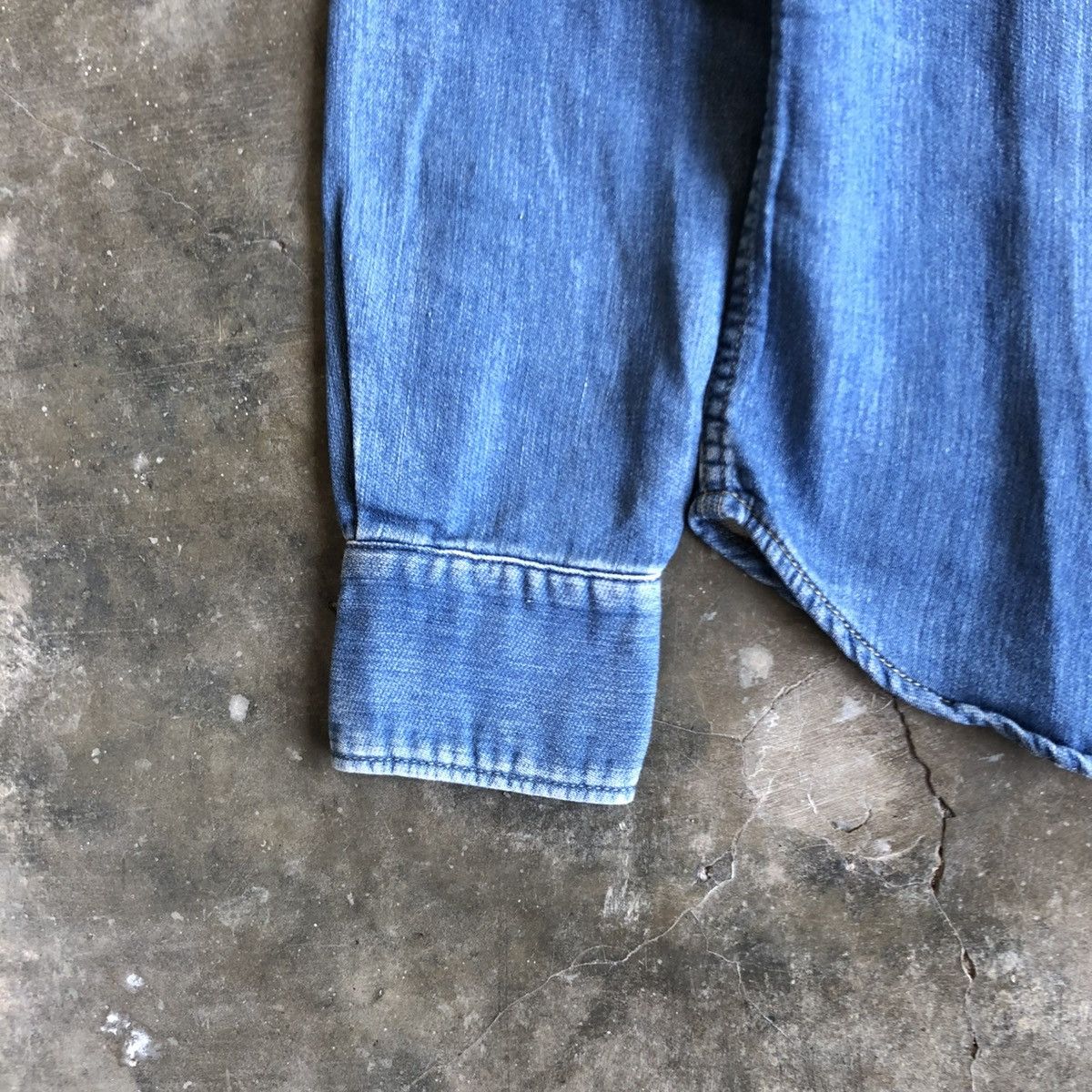 Hysteric Glamour Vintage Hysteric Glamour Western Shirt Denim Blue Jeans Size US S / EU 44-46 / 1 - 7 Thumbnail