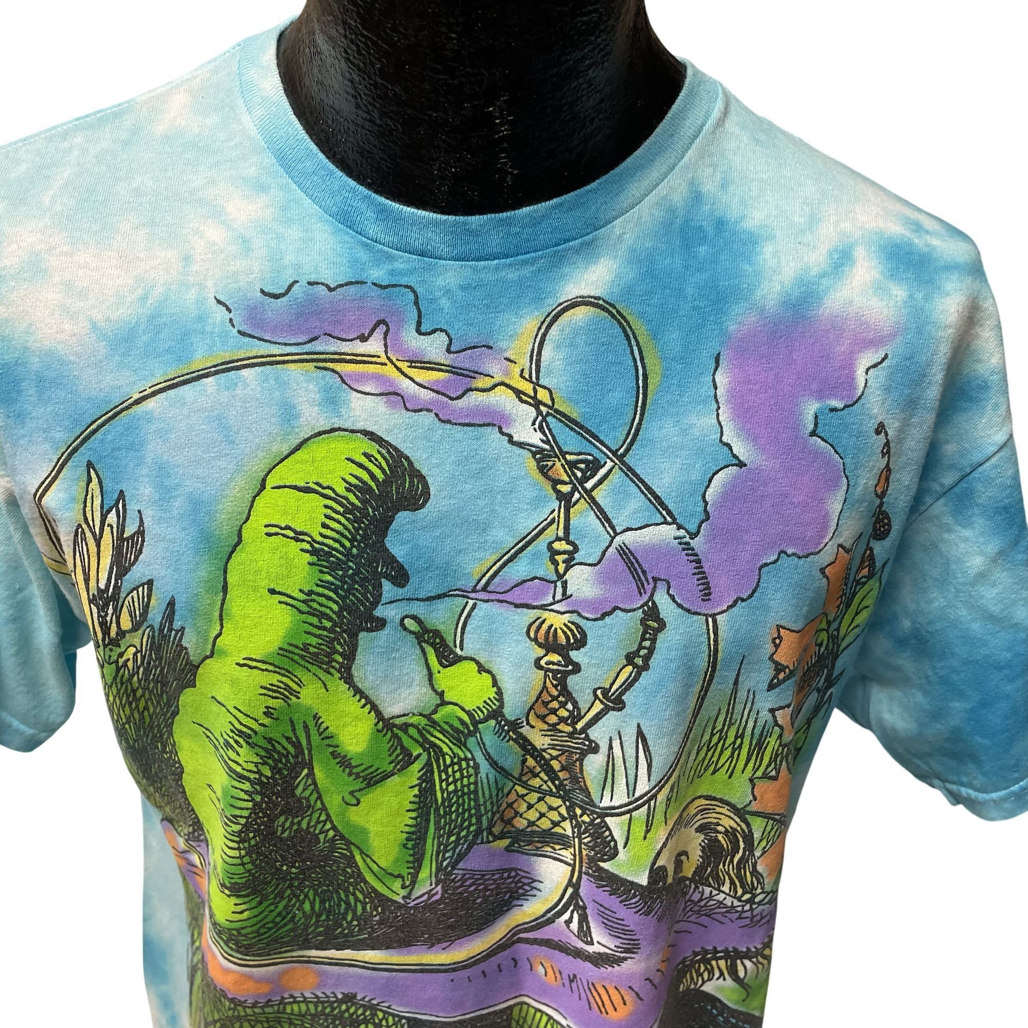 Liquid Blue Liquid Blue Alice in Wonderland SMOKING CATERPILLAR TYE DYE Size US L / EU 52-54 / 3 - 4 Thumbnail