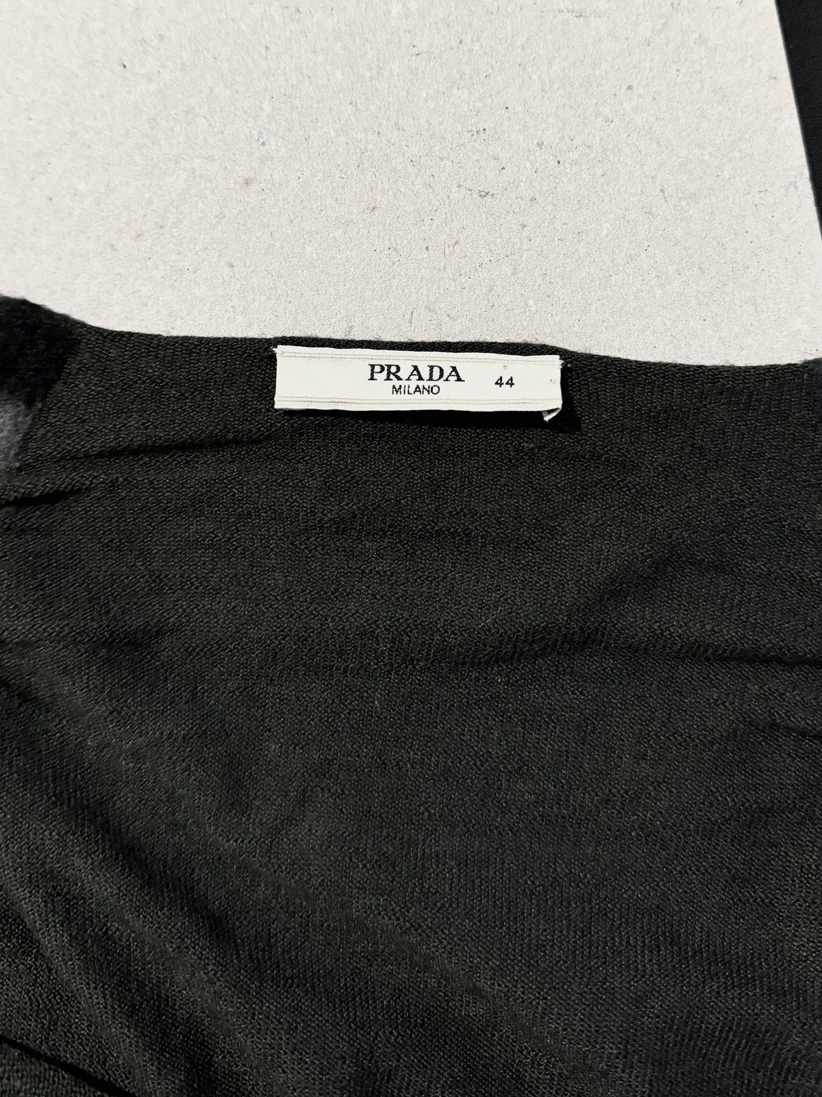 Prada Archive asymmetric Prada sweater Size S / US 4 / IT 40 - 2 Thumbnail