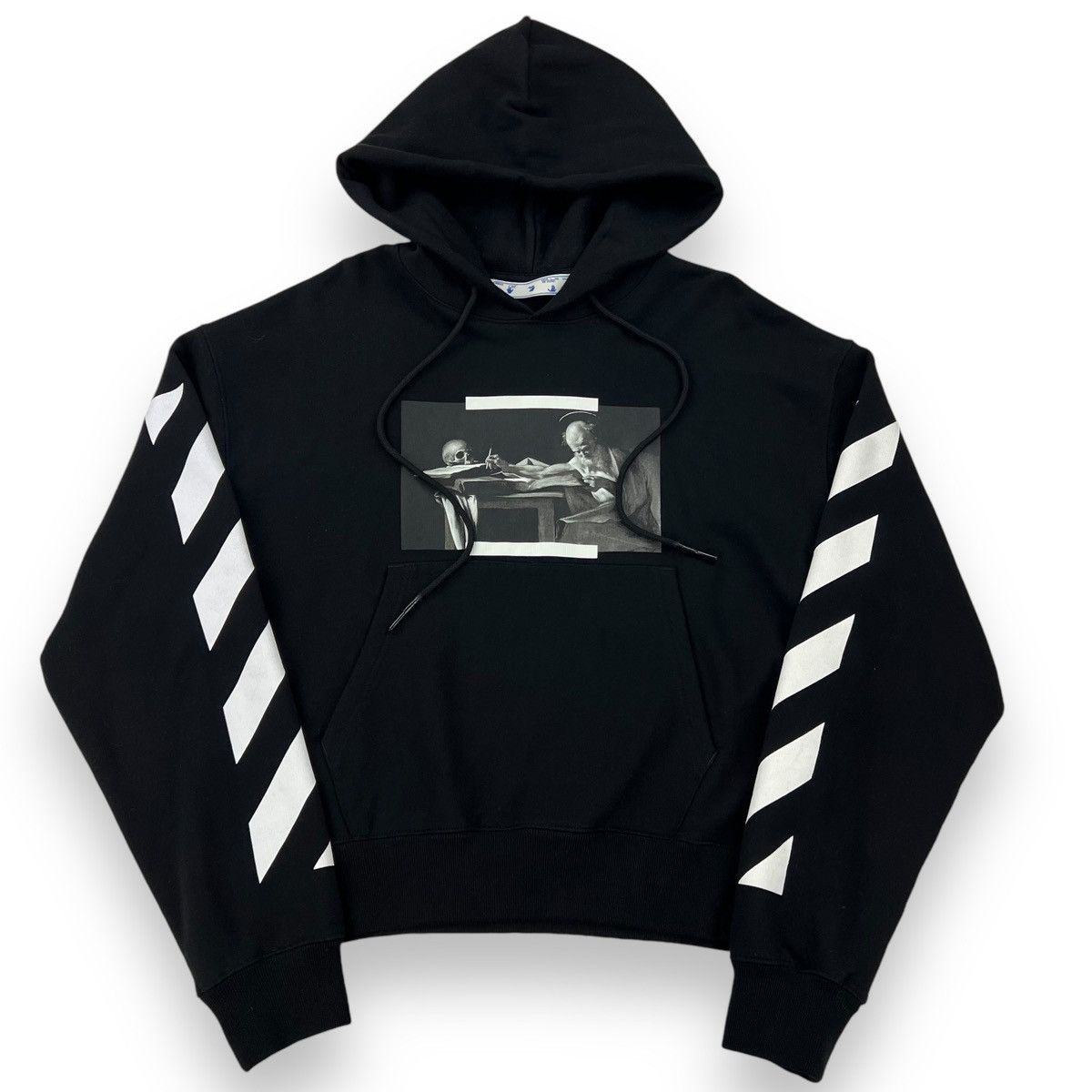 Off-White Off-White Caravaggio Black Hoodie Size US M / EU 48-50 / 2 - 2 Thumbnail
