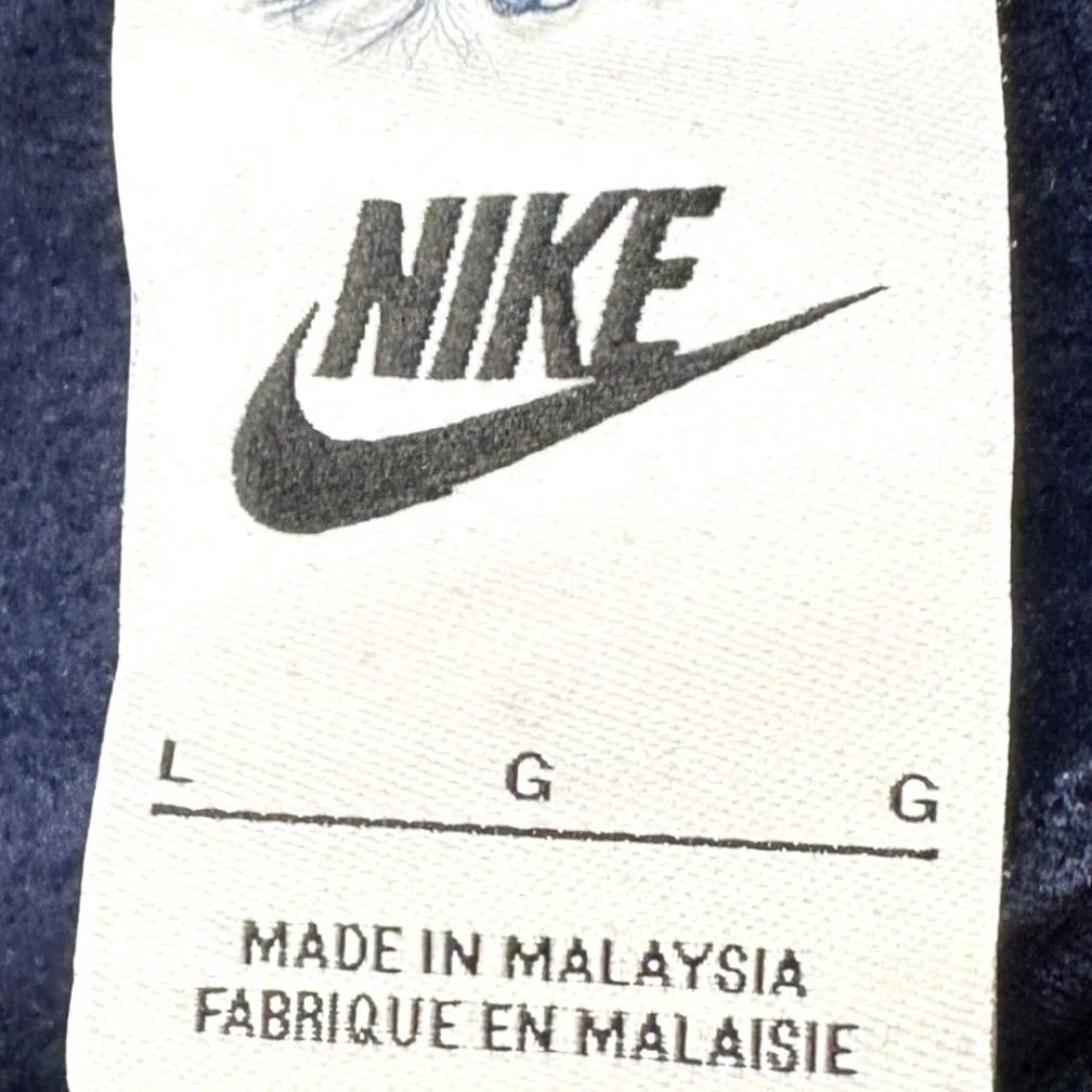 Nike Nike Mens Hoodie Sweatshirt L Blue Drawstring Pocket Graphic Print тру Size US L / EU 52-54 / 3 - 5 Thumbnail