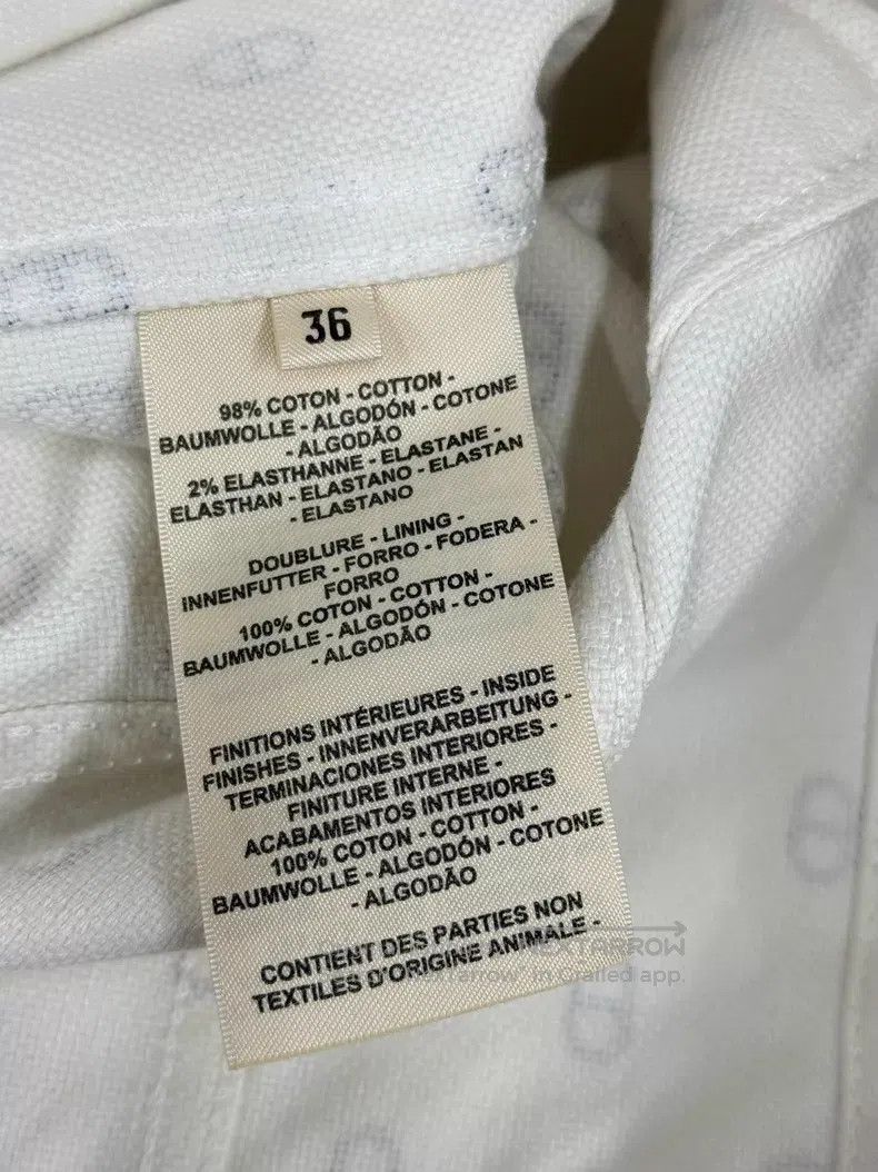 Hermes Hermes White Pig Nose Printed Denim Jacket Size XS / US 0-2 / IT 36-38 - 5 Thumbnail