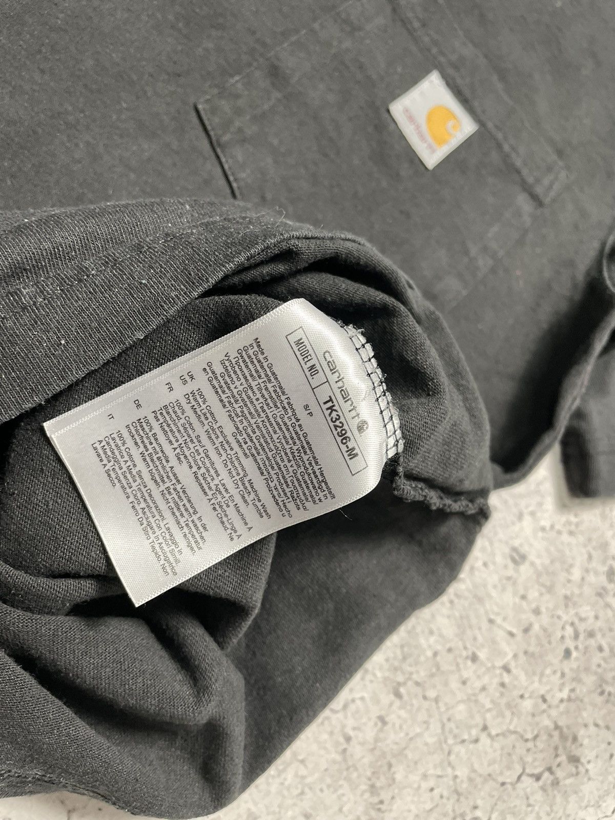 Carhartt × Carhartt Wip × Vintage Vintage Carhartt Pocket Relaxed Fit Tee Size US S / EU 44-46 / 1 - 9 Thumbnail
