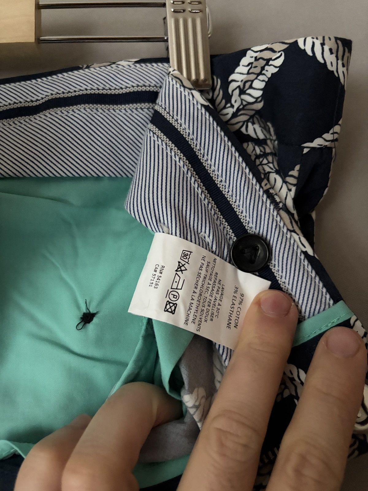 Vilebrequin Vilebrequin Knot Pattern Printed Chino Cotton Shorts Size US 36 / EU 52 - 7 Thumbnail