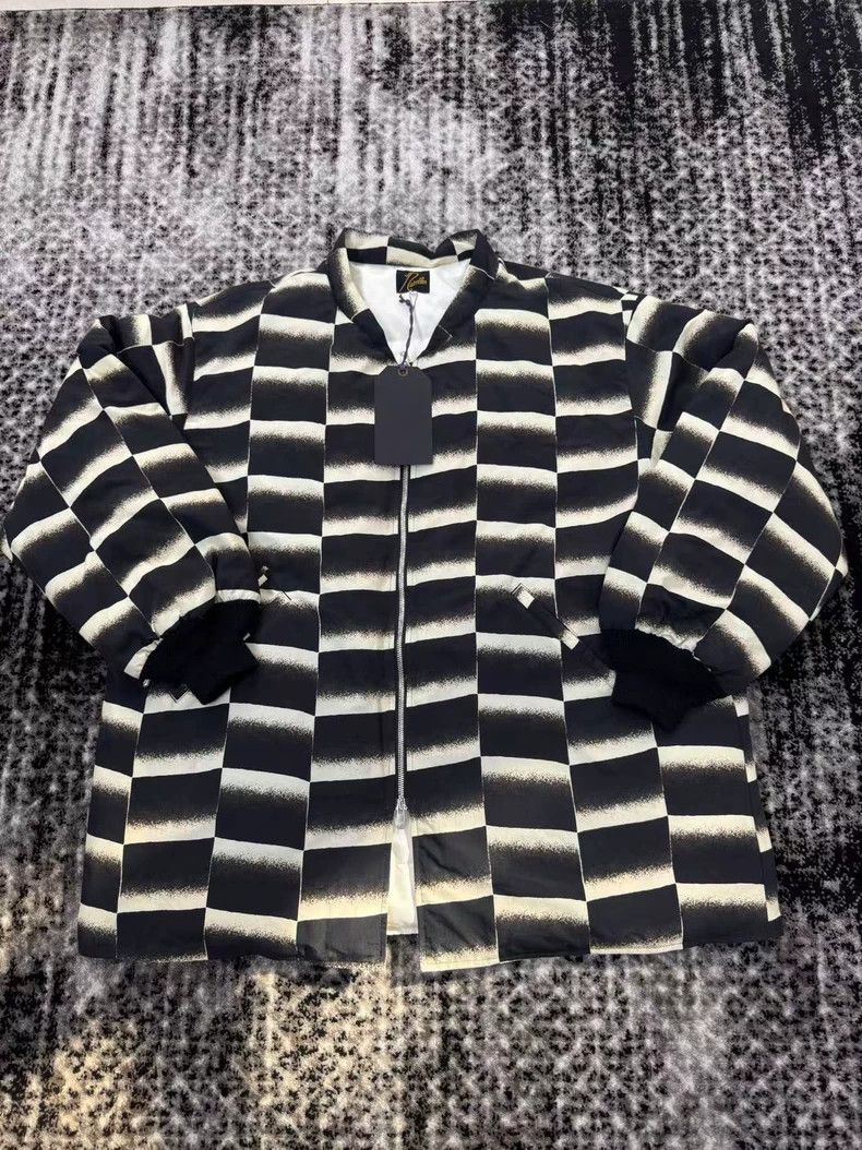 Needles NEEDLES Striped Down Jacket S - dmc Size US S / EU 44-46 / 1 - 1 Thumbnail