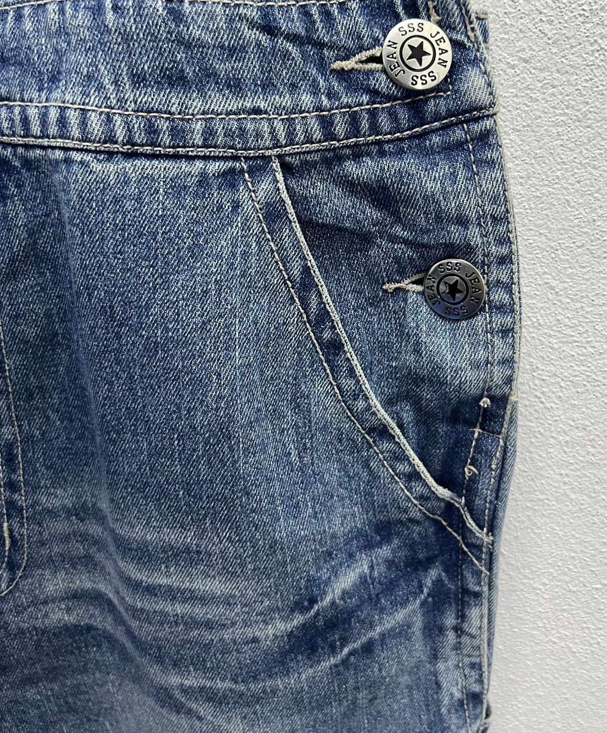 Japanese Brand × Vintage Vintage Y2K Style Japanese Denim Overalls by H.C.M.II Size L Size US 36 / EU 52 - 8 Thumbnail