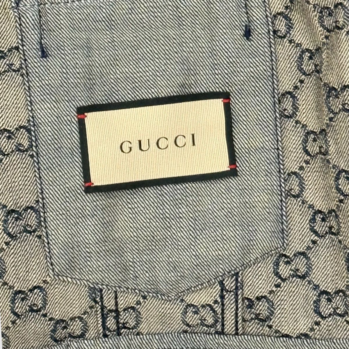 Gucci Brand New Gucci Denim full print jacket Size US M / EU 48-50 / 2 - 9 Thumbnail