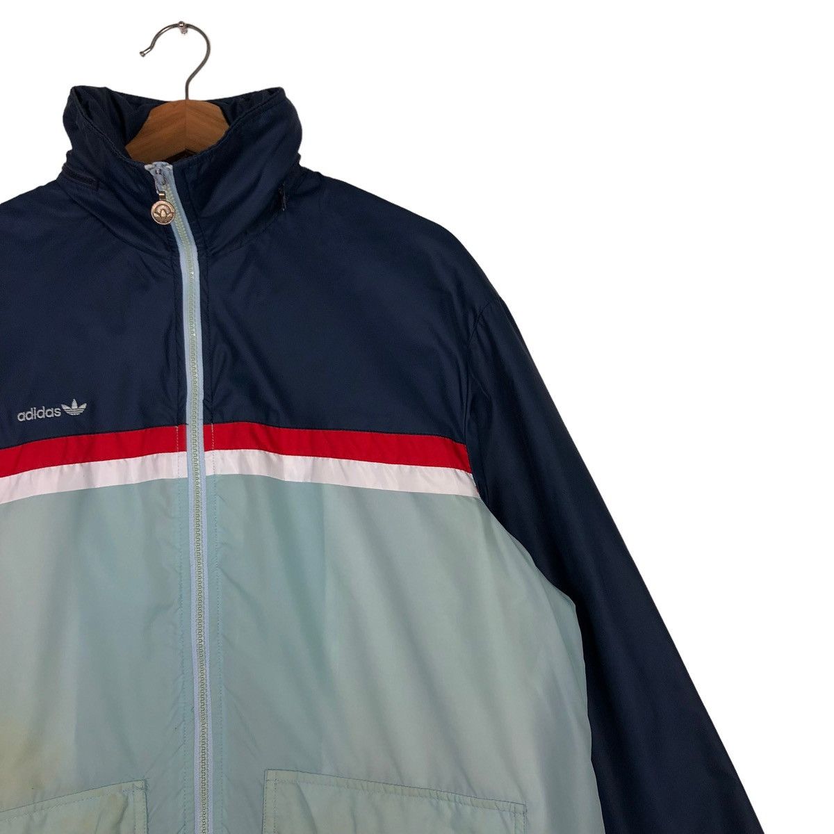 Adidas 🔥Vintage Adidas West Germany Running Jacket Colour Block Size US M / EU 48-50 / 2 - 6 Thumbnail