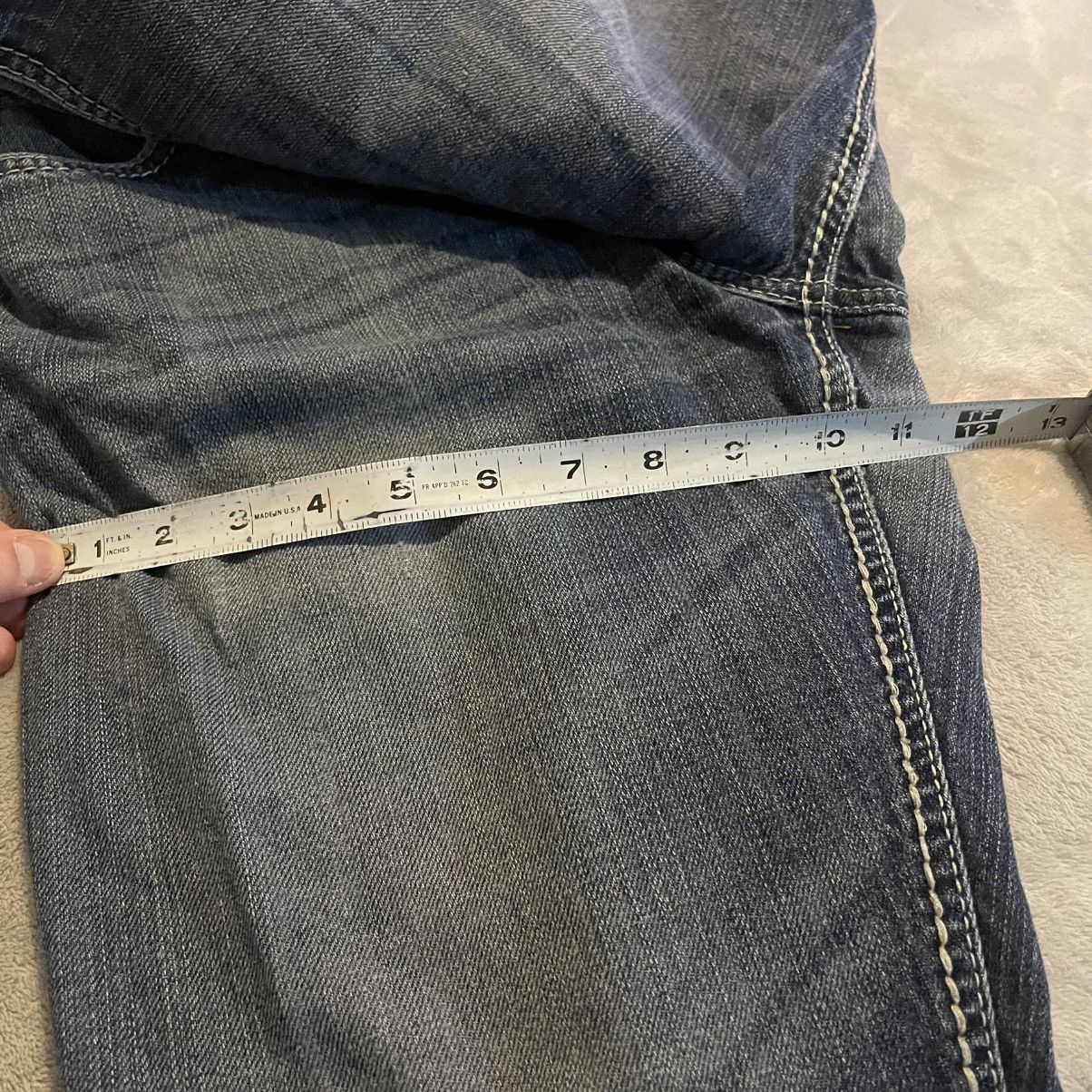 Other Vintage INC Berlin Slim Straight Men Jeans Blue 34x30 Y2K Size US 34 / EU 50 - 10 Thumbnail