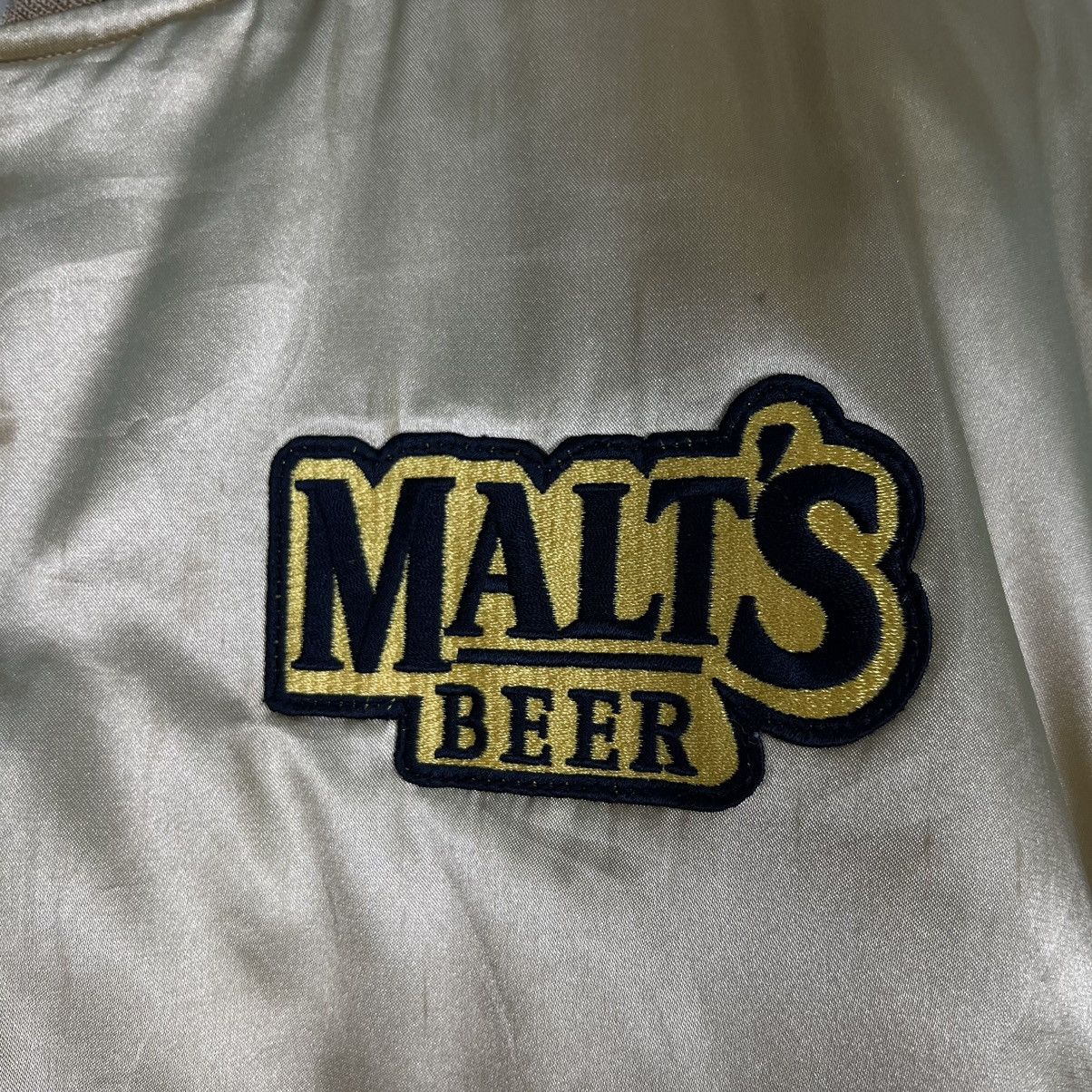 Japanese Brand 🔥 VINTAGE MALTS REVERSIBLE BASEBALL BOMBER JACKET Size US L / EU 52-54 / 3 - 16 Thumbnail
