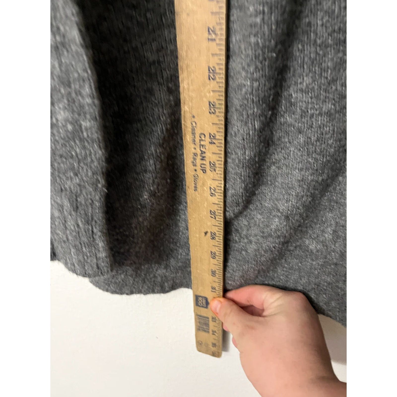 Zara ZARA Sweater Adult Small Gray Knit Crew Neck Pullover Acrylic Blend Check Pattern Womens Size S / US 4 / IT 40 - 4 Thumbnail