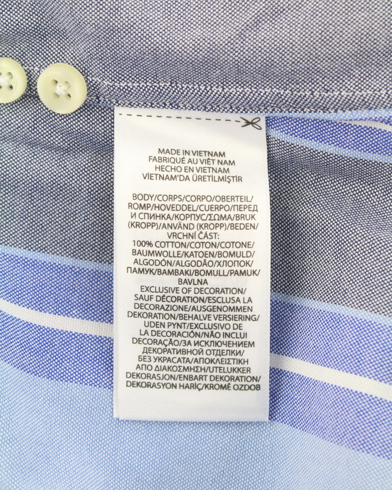 Ralph Lauren XS Striped Slim Fit Button-Down Neck Logo 87018 Size US XS / EU 42 / 0 - 9 Thumbnail