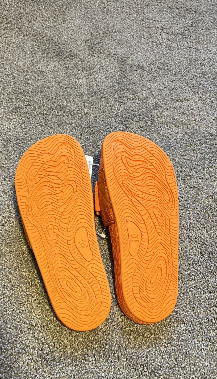 Adidas Adidas Pharrell Williams Hu Chancletas Orange SZ 10 NWT Size US 10 / EU 43 - 3 Thumbnail