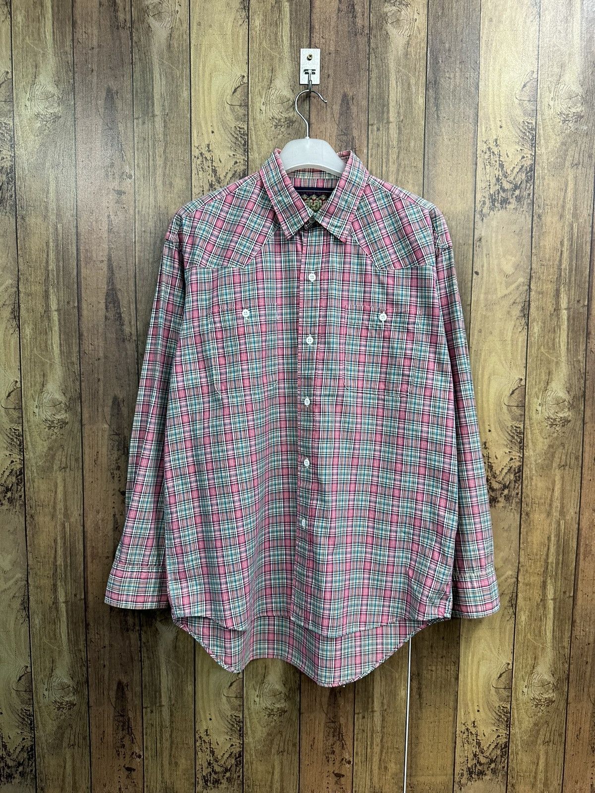 Chaps × Ralph Lauren × Vintage Vintage Ralph Lauren Chaps Western Shirt A277 Size US M / EU 48-50 / 2 - 1 Thumbnail
