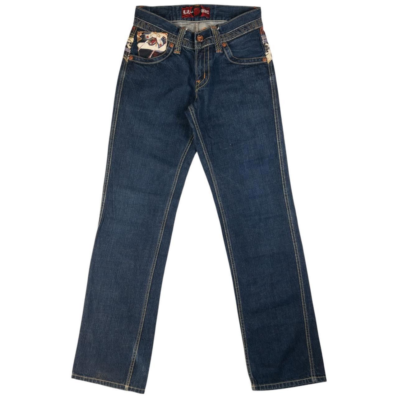 Designer Vintage Oniarai Devil Japanese Denim Jeans Size W29 Size US 28 / EU 44 - 1 Thumbnail