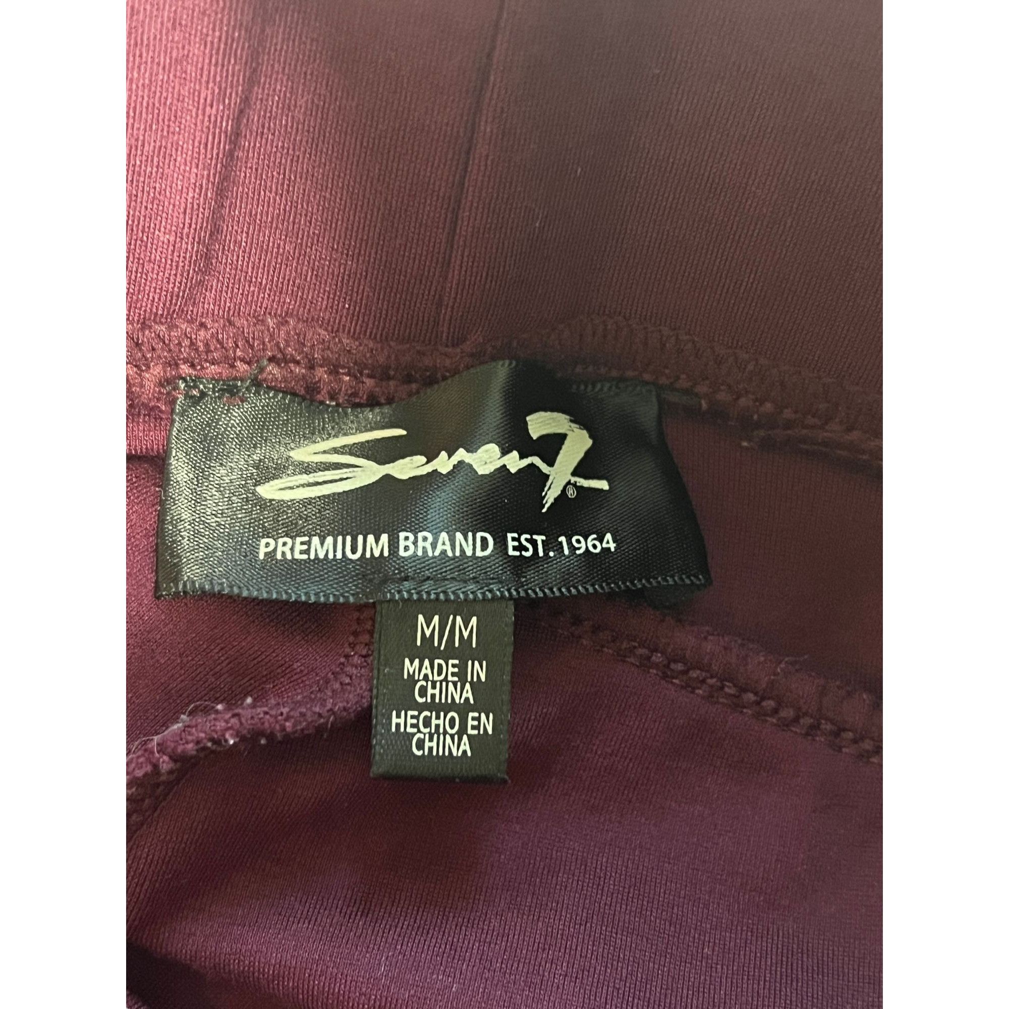 Seven 7 Seven 7 Pull On Legging Pants Zinfandel Scallop Hem Ponte Kn Size 30" / US 8 / IT 44 - 4 Thumbnail