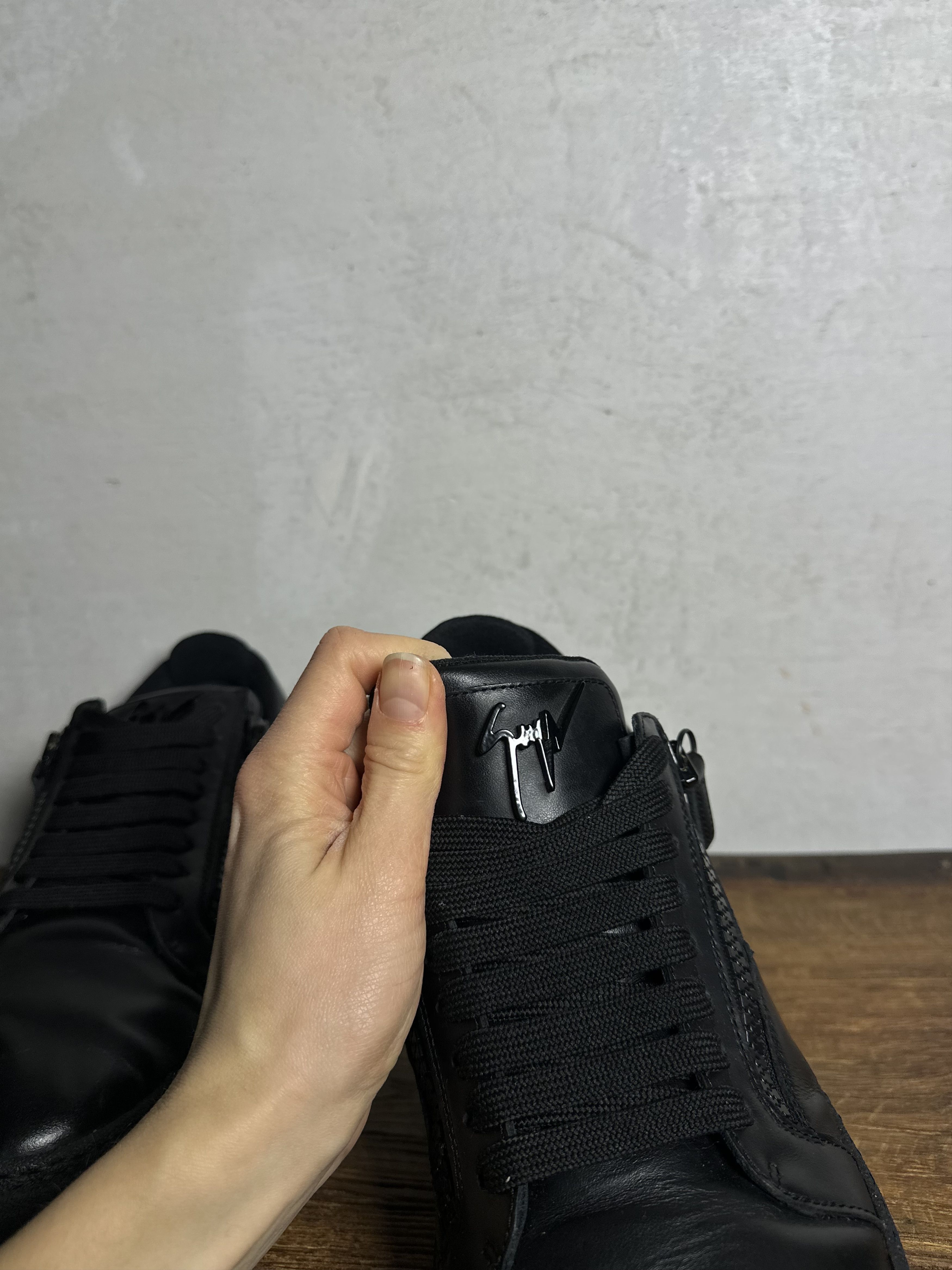 Giuseppe Zanotti Giuseppe Zanotti GZ94 double-zip low-top Sneakers Size US 12 / EU 45 - 9 Thumbnail