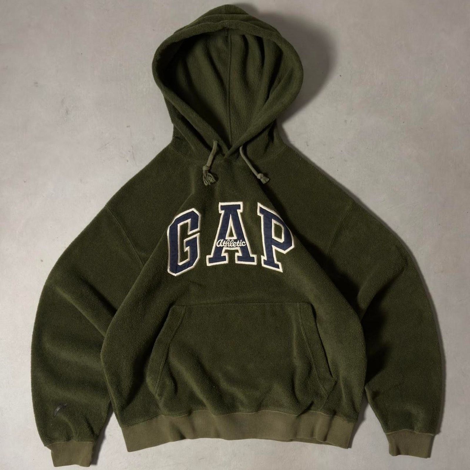 Gap Vintage Y2K Gap Athletic Fleece Hoodie Pullover Sweatshirt Size US S / EU 44-46 / 1 - 1 Thumbnail