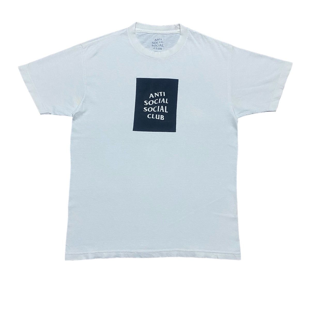 Anti Social Social Club × Vintage Rare‼️🔥Distress Anti Social Social Club Box Logo T-Shirt Size US S / EU 44-46 / 1 - 1 Thumbnail