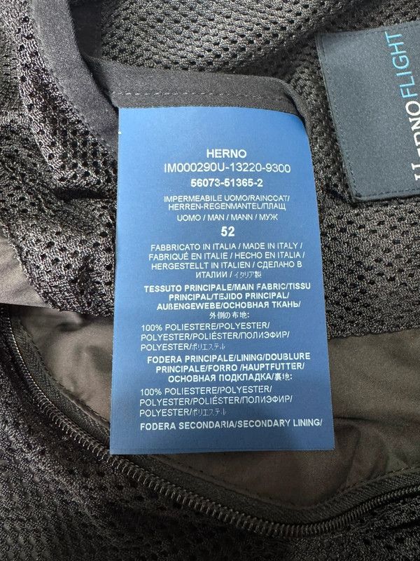 Herno Herno Italy Flight Packable Coat Black New size 52 L Size US L / EU 52-54 / 3 - 14 Thumbnail