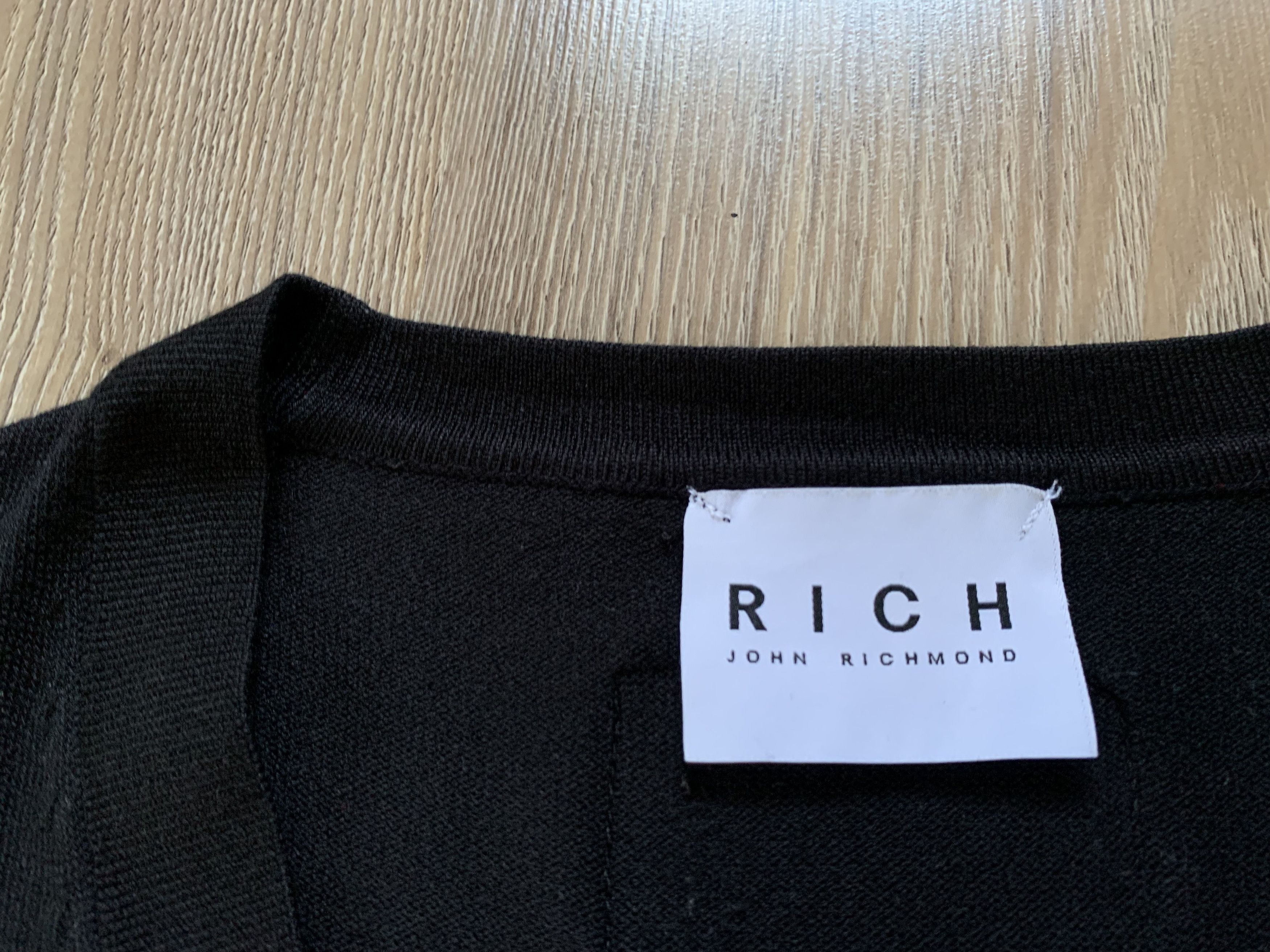 Designer × John Richmond John Richmond Black Cardigan Size US M / EU 48-50 / 2 - 7 Thumbnail