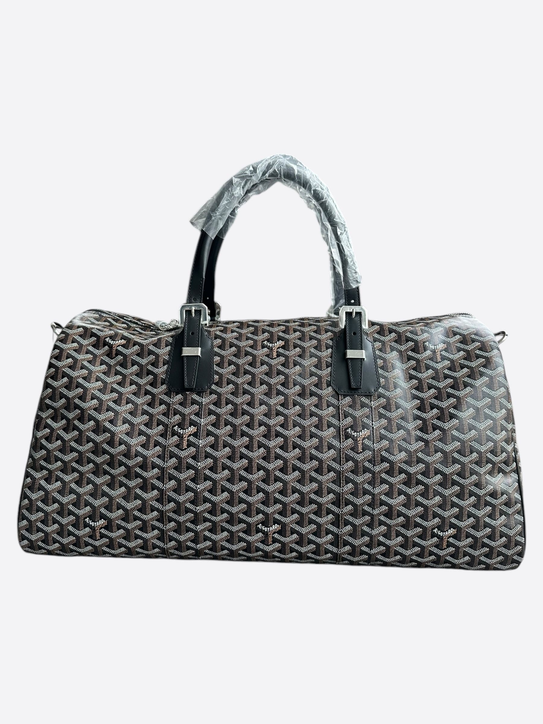 Goyard Black Boston 50 Duffel Bag, Men's
