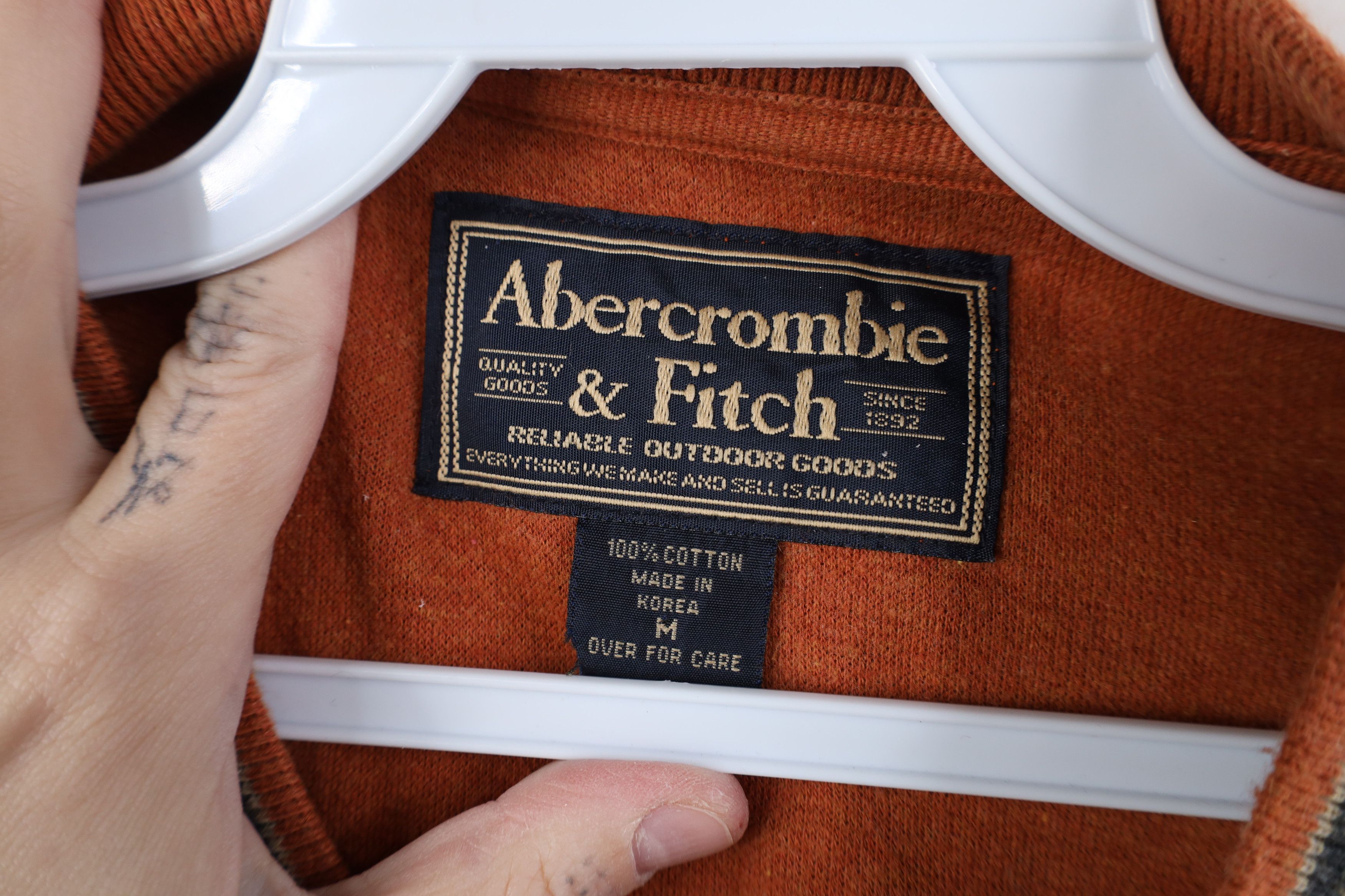 Abercrombie & Fitch Vintage 90s Abercrombie & Fitch Knit Long Sleeve T-Shirt Size US M / EU 48-50 / 2 - 4 Thumbnail