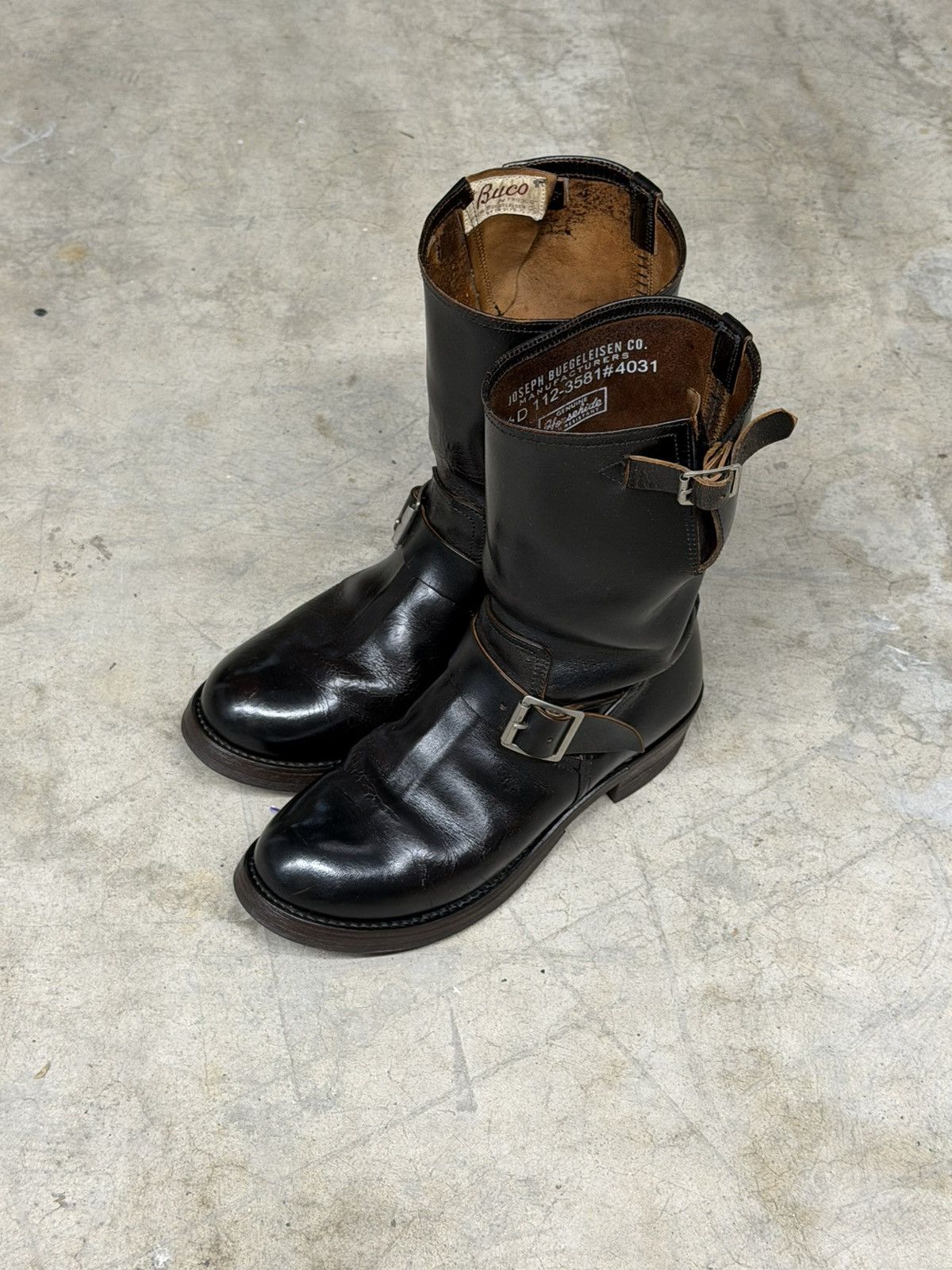 The Real McCoy's N-1 Field Shoes, Boots, Horsehide | Grailed