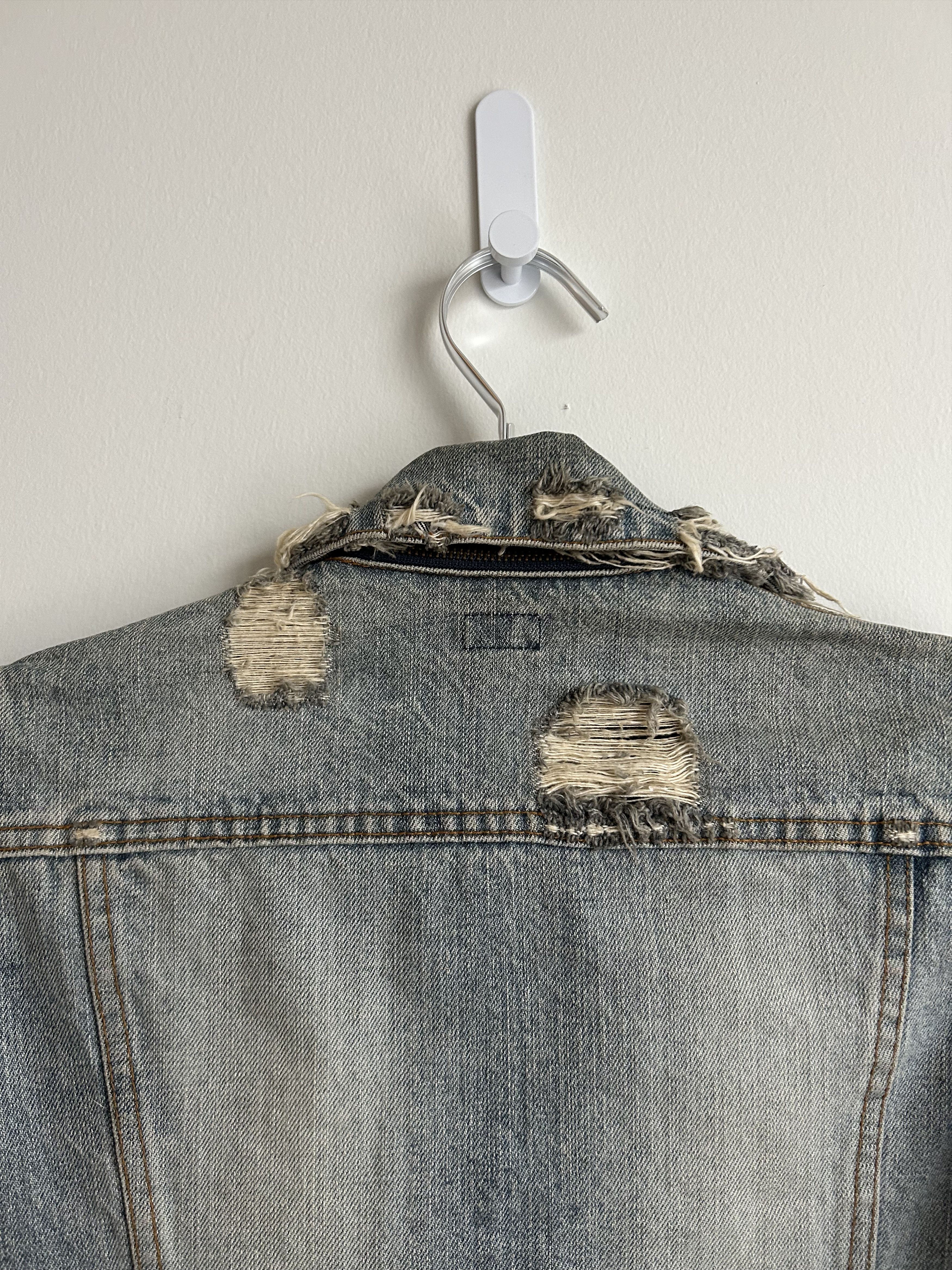 Le Grande Bleu (L.G.B.) L.G.B. Crash Denim Jacket Size US XS / EU 42 / 0 - 6 Thumbnail