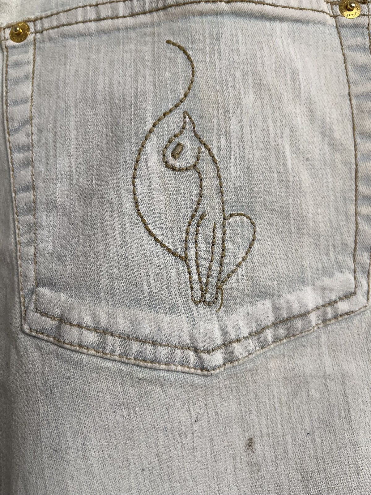 Vintage Baby Phat Light Denim Capri Pants Size 13 Size 37" - 5 Thumbnail