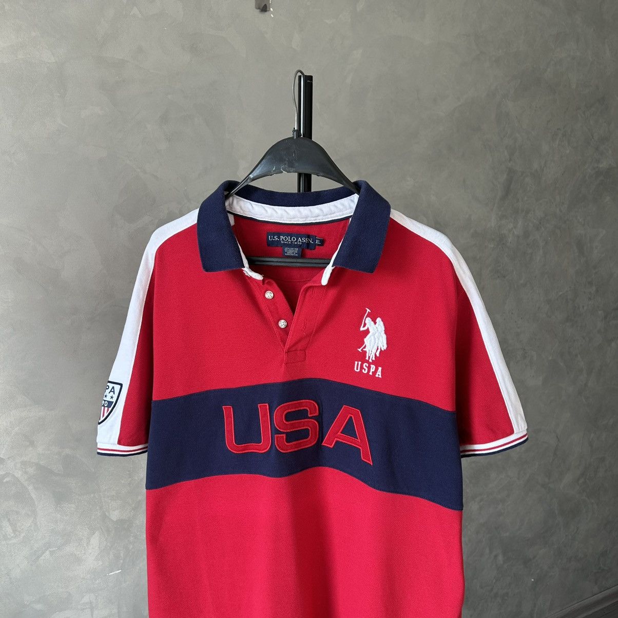 U.S. Polo Assn. US Polo Ralph Lauren USA Chief Keef Style Polo Shirt Size US XL / EU 56 / 4 - 2 Thumbnail