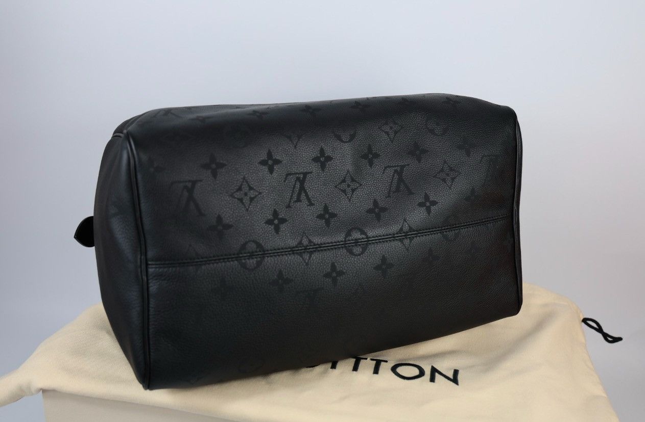Louis Vuitton SPEEDY 40 JET BLACK DUFFLE BAG M13916 Size ONE SIZE - 4 Thumbnail