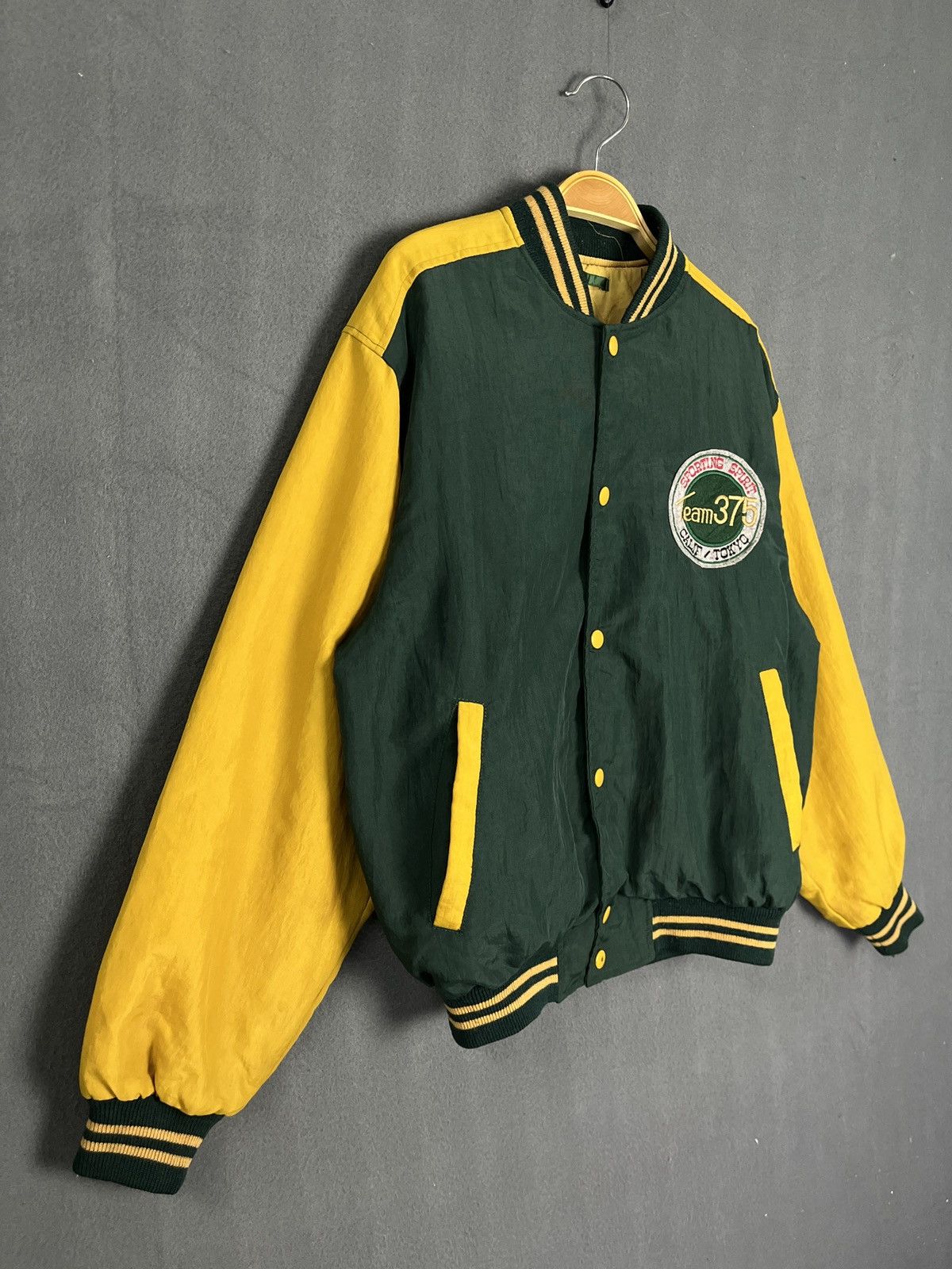 Japanese Brand × Vintage Vintage Team 375 Tokyo Nylon Varsity Jacket Size US S / EU 44-46 / 1 - 6 Thumbnail