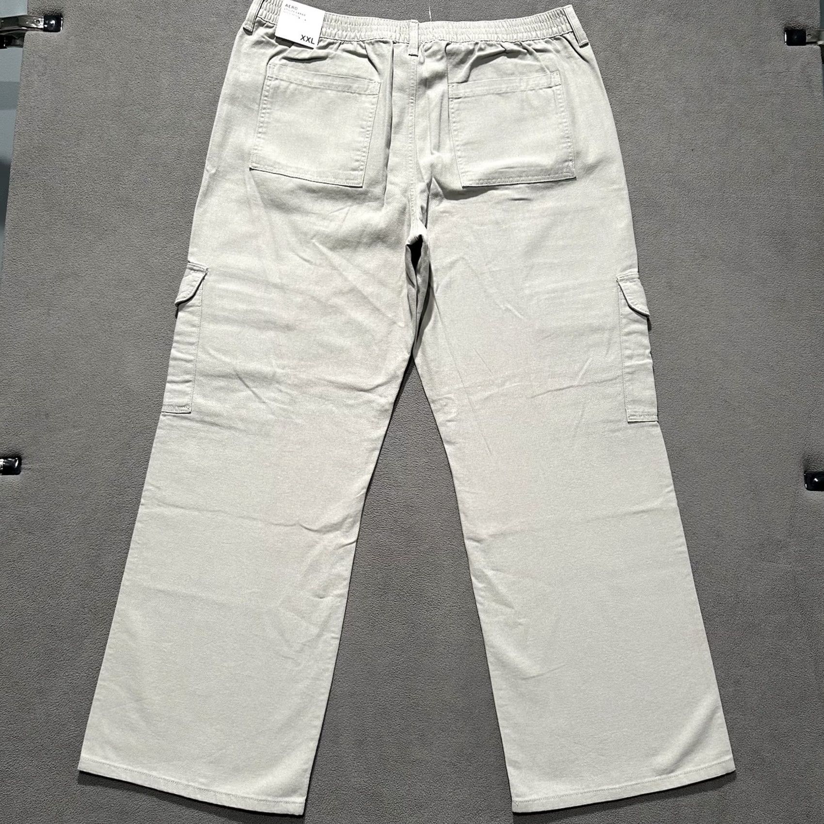 Aeropostale Aeropostale Pants Womens 2XL Beige Mid Rise Utility Cargo Pocket Wide Leg Size 28" / US 6 / IT 42 - 2 Thumbnail
