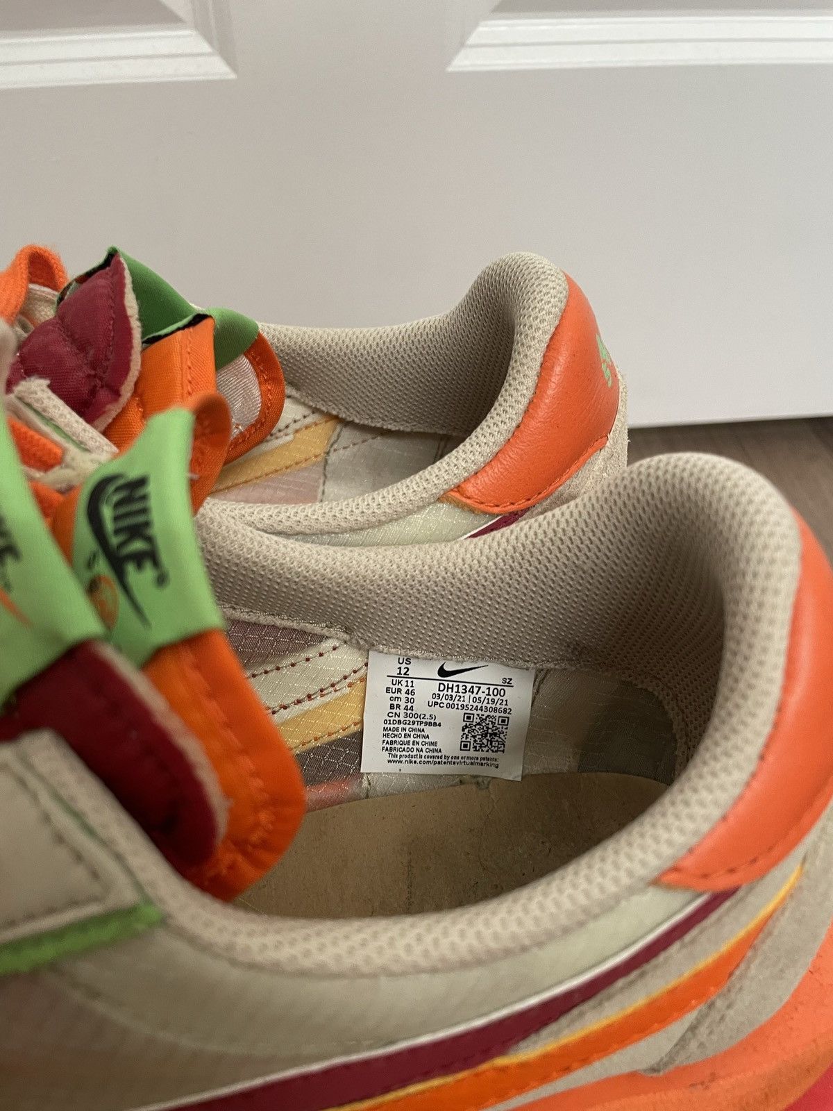 Nike × Sacai Nike sacai x Clot x LDWaffle mens shoe Size US 12 / EU 45 - 9 Thumbnail