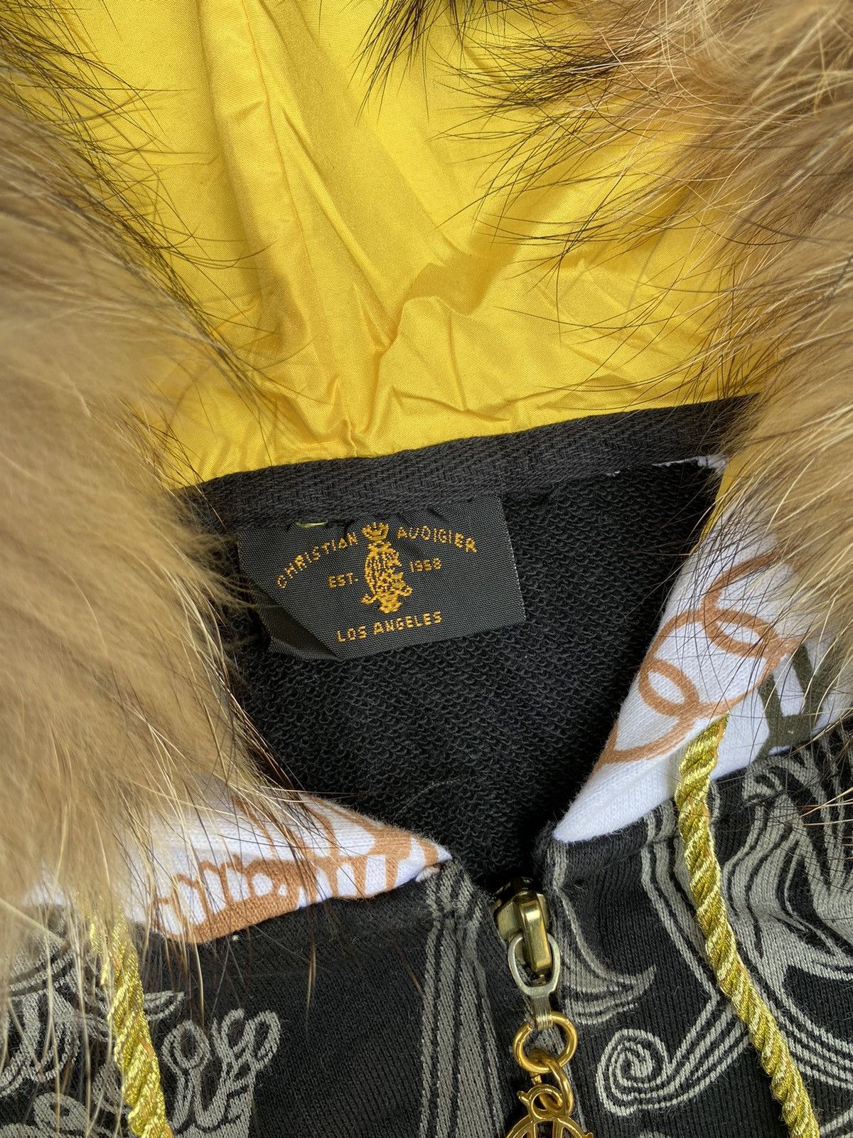 Christian Audigier × If Six Was Nine × Le Grande Bleu (L.G.B.) Audigier - Japanese fur Zip Hoodie Ifsixwasnine lgb style Size US M / EU 48-50 / 2 - 4 Thumbnail