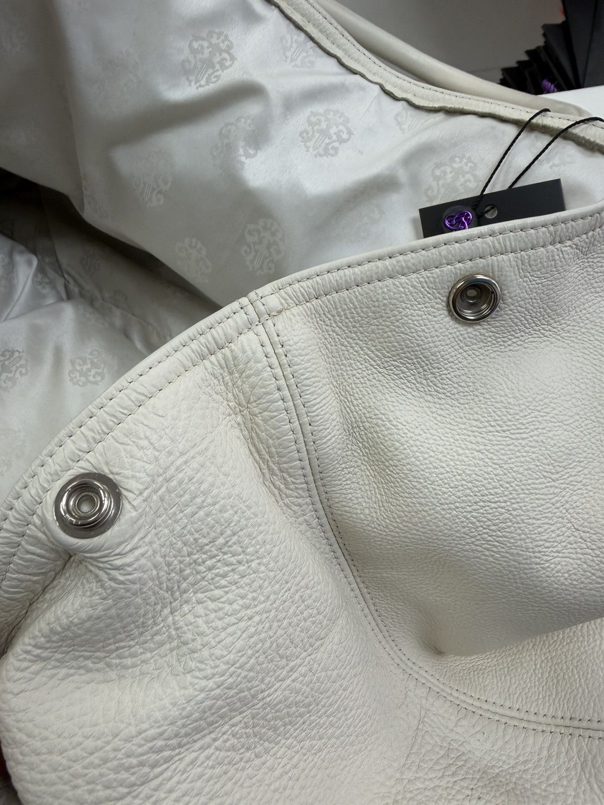Chrome Hearts Chrome Hearts White Fleur Patch Tote Bag Size ONE SIZE - 4 Thumbnail