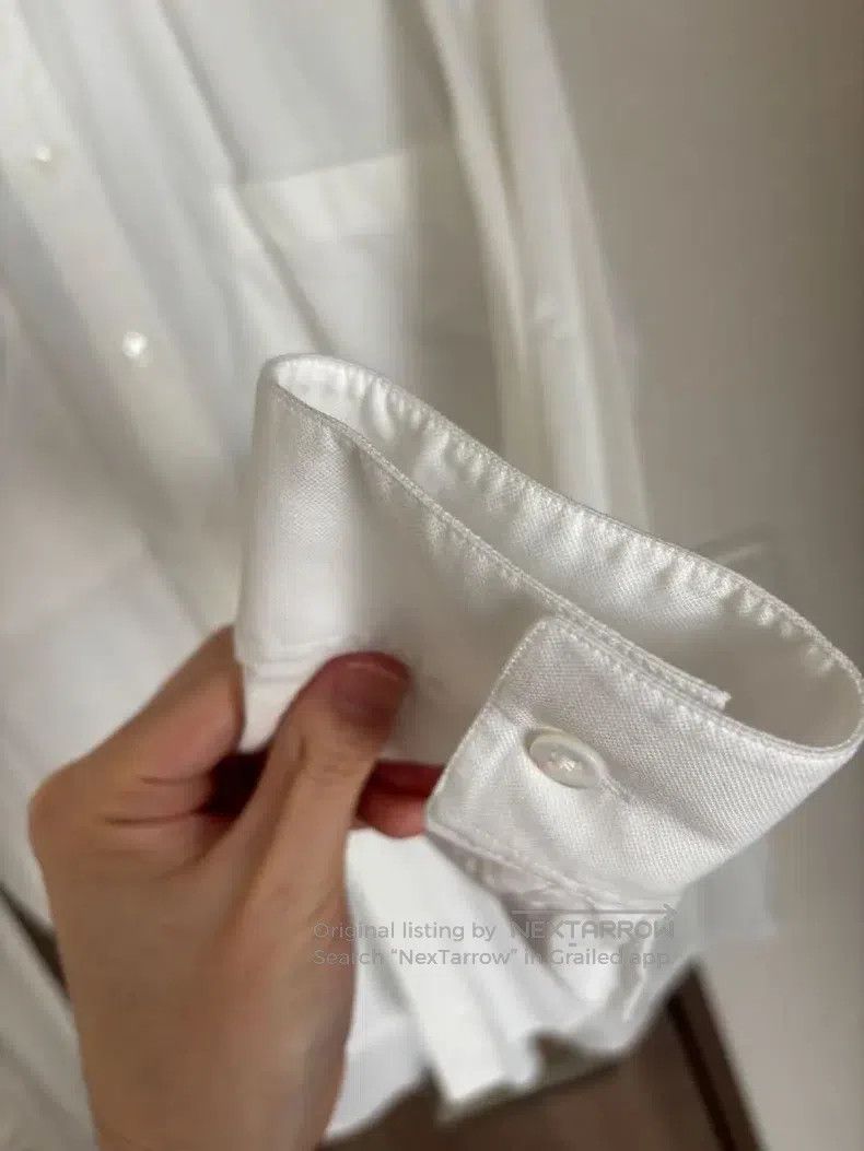 The Row The Row White long-sleeved shirt Size S / US 4 / IT 40 - 4 Thumbnail