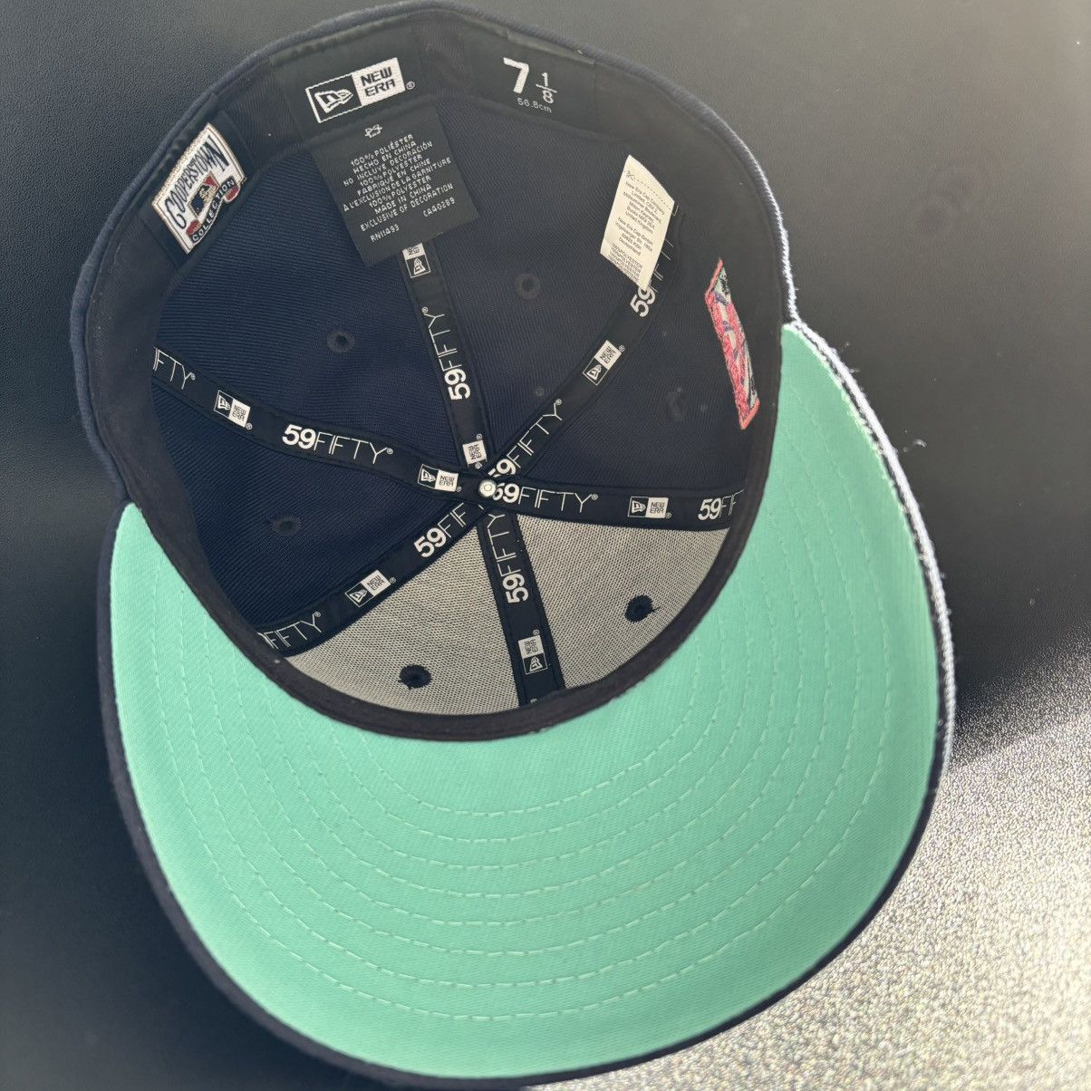 MLB LA Dodgers 7 1/8 fitted hat Size ONE SIZE - 4 Thumbnail