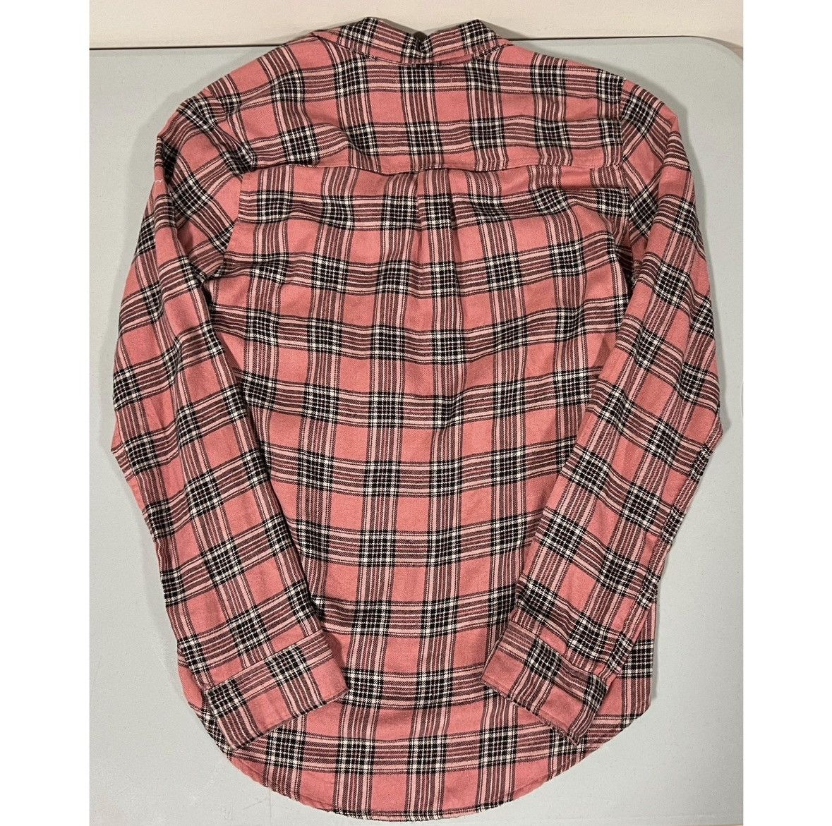Hollister Hollister Pink Plaid Long Sleeve Flannel Shirt Top Size S 🎀✨ Size S / US 4 / IT 40 - 4 Thumbnail