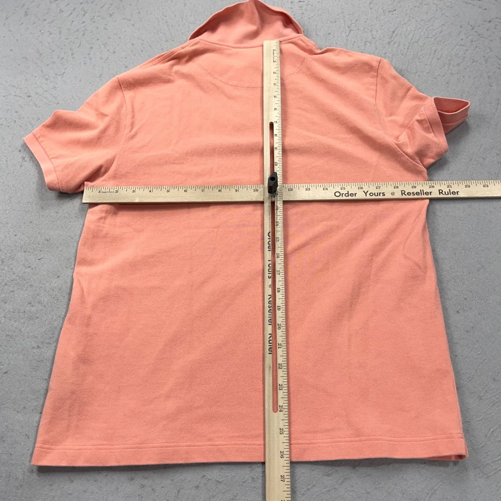 Vilebrequin Nike Polo Shirt Mens L Orange 100% Cotton Pique Golf Tennis Casual Size US L / EU 52-54 / 3 - 6 Thumbnail