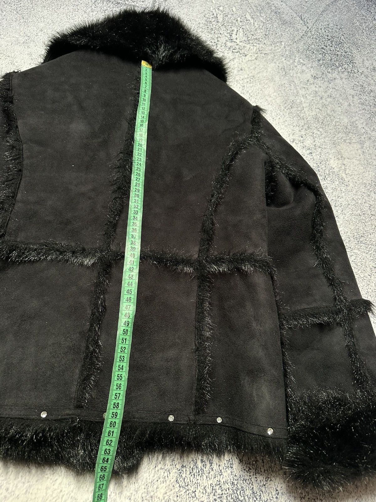 If Six Was Nine Vintage 90s Balmain Faux Fur Coat Women Y2K Awant Garde Size S / US 4 / IT 40 - 18 Thumbnail