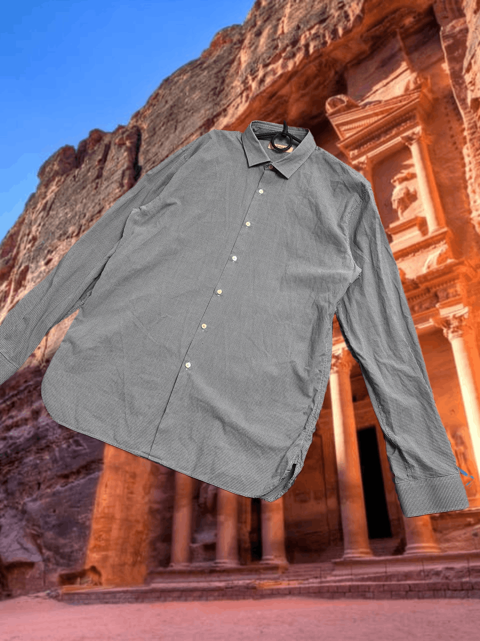 Burberry Vintage Y2K Burberry shirt print streetwear luxury Size US L / EU 52-54 / 3 - 1 Thumbnail