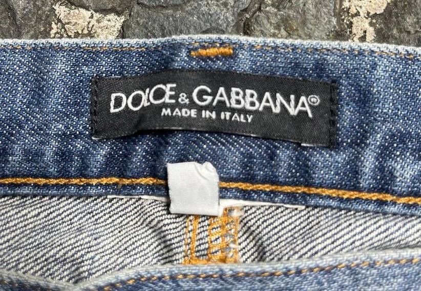 Dolce & Gabbana Dolce Gabbana - Plated Logo Denim Jeans Size US 36 / EU 52 - 7 Thumbnail
