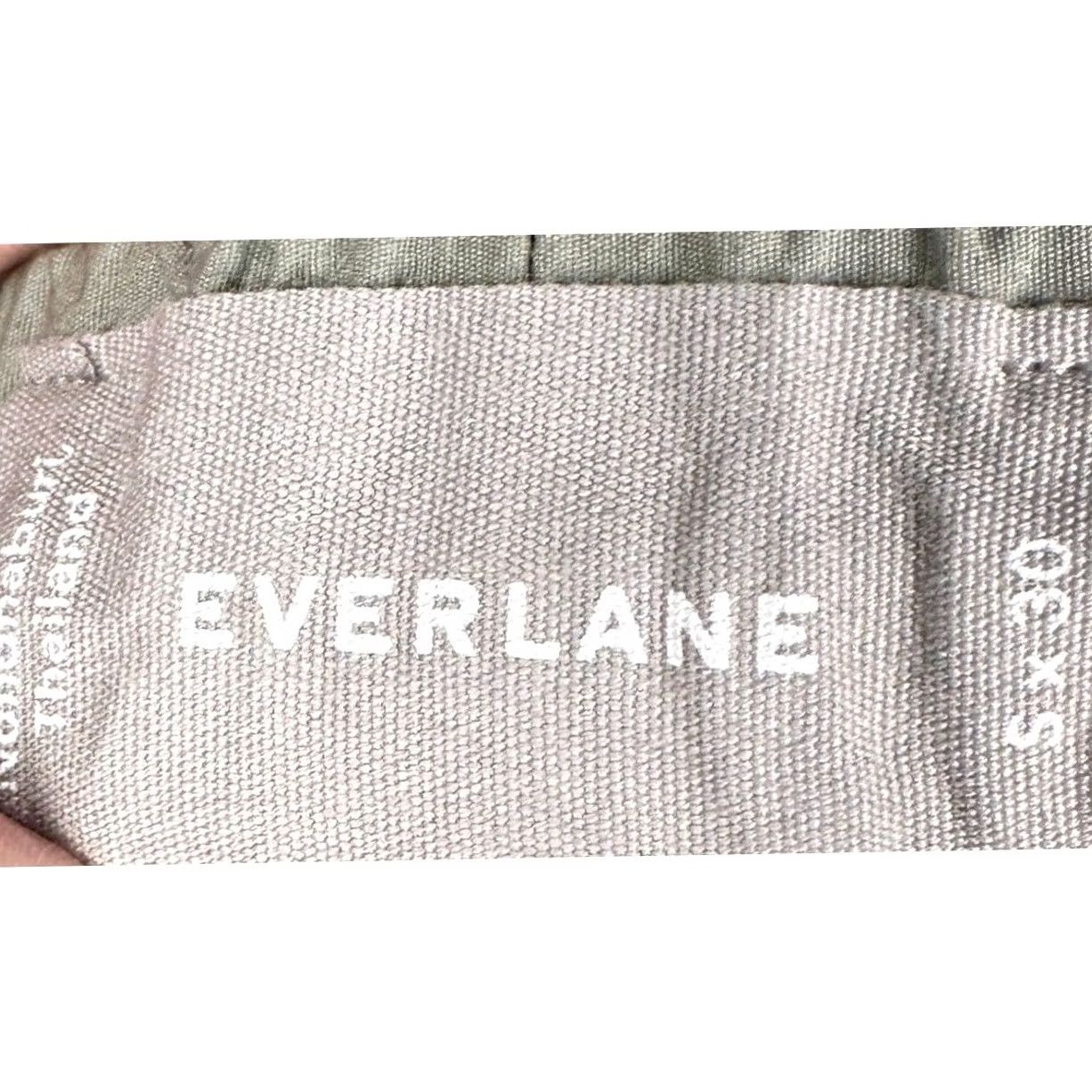 Everlane Everlane Pants Womens SmallX30 Sage Green Chino Performance Elastic Waist EUC Size 29" - 3 Thumbnail